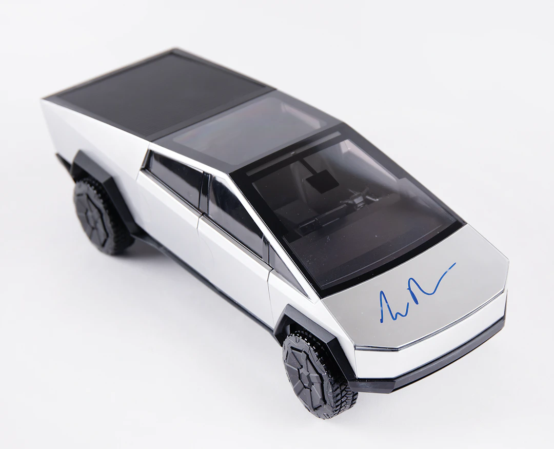 Elon Musk Signed Tesla 'Cybertruck' 1:18-Scale Model