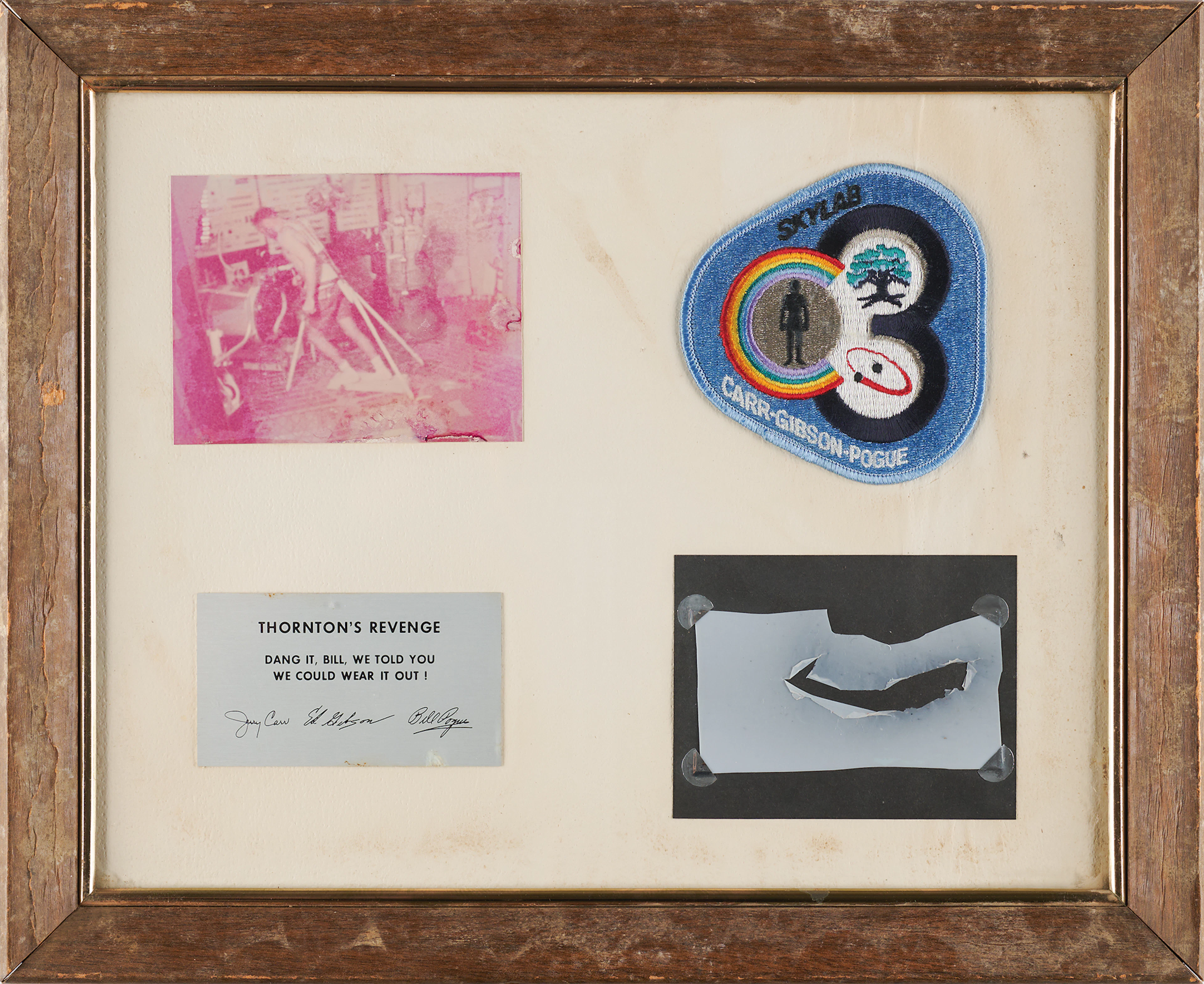 Skylab 4 Treadmill Artifact Presentation - From the Personal Collection
