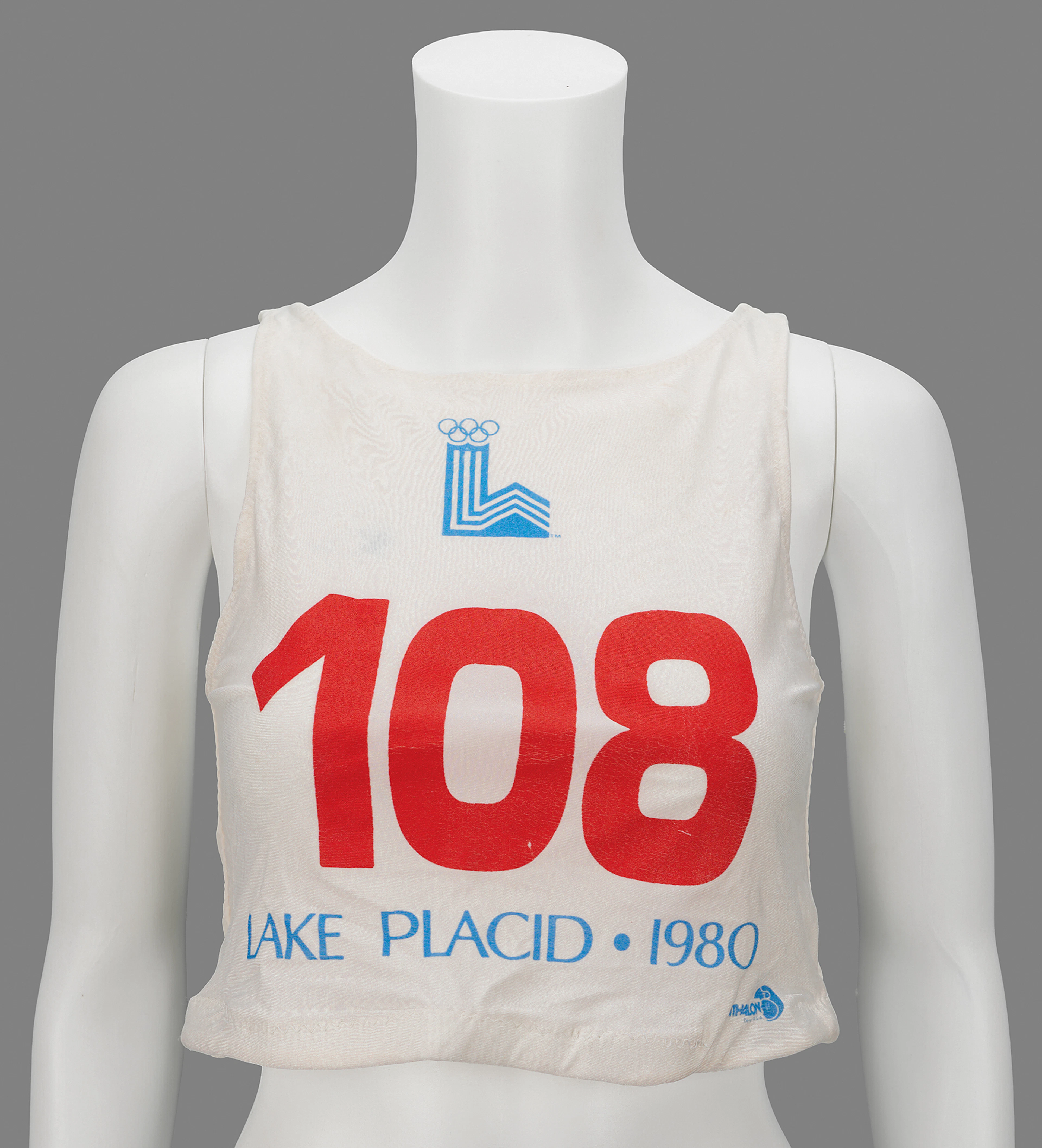 Lake Placid 1980 Winter Olympics Athlete's Bib