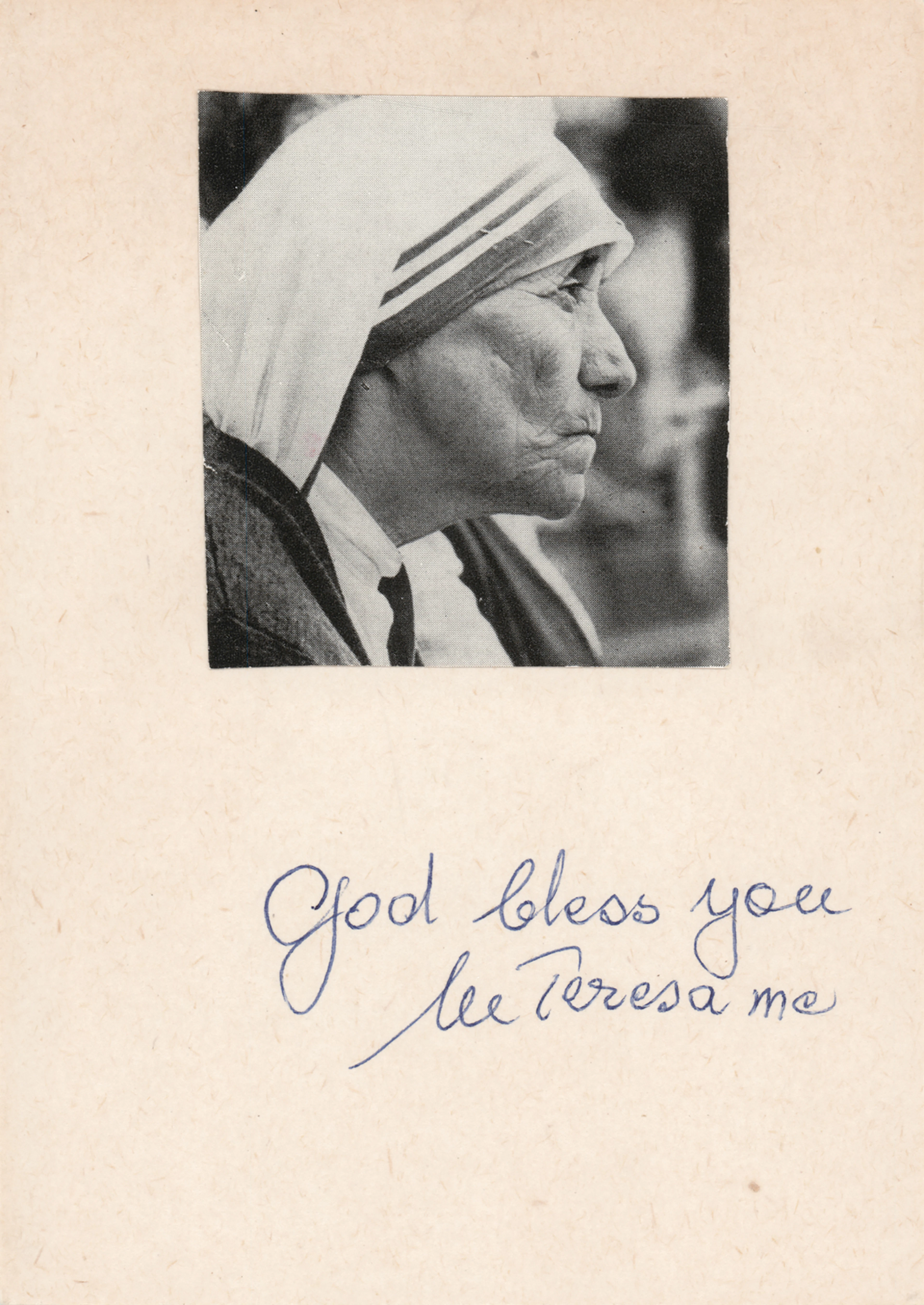Mother Teresa Signature
