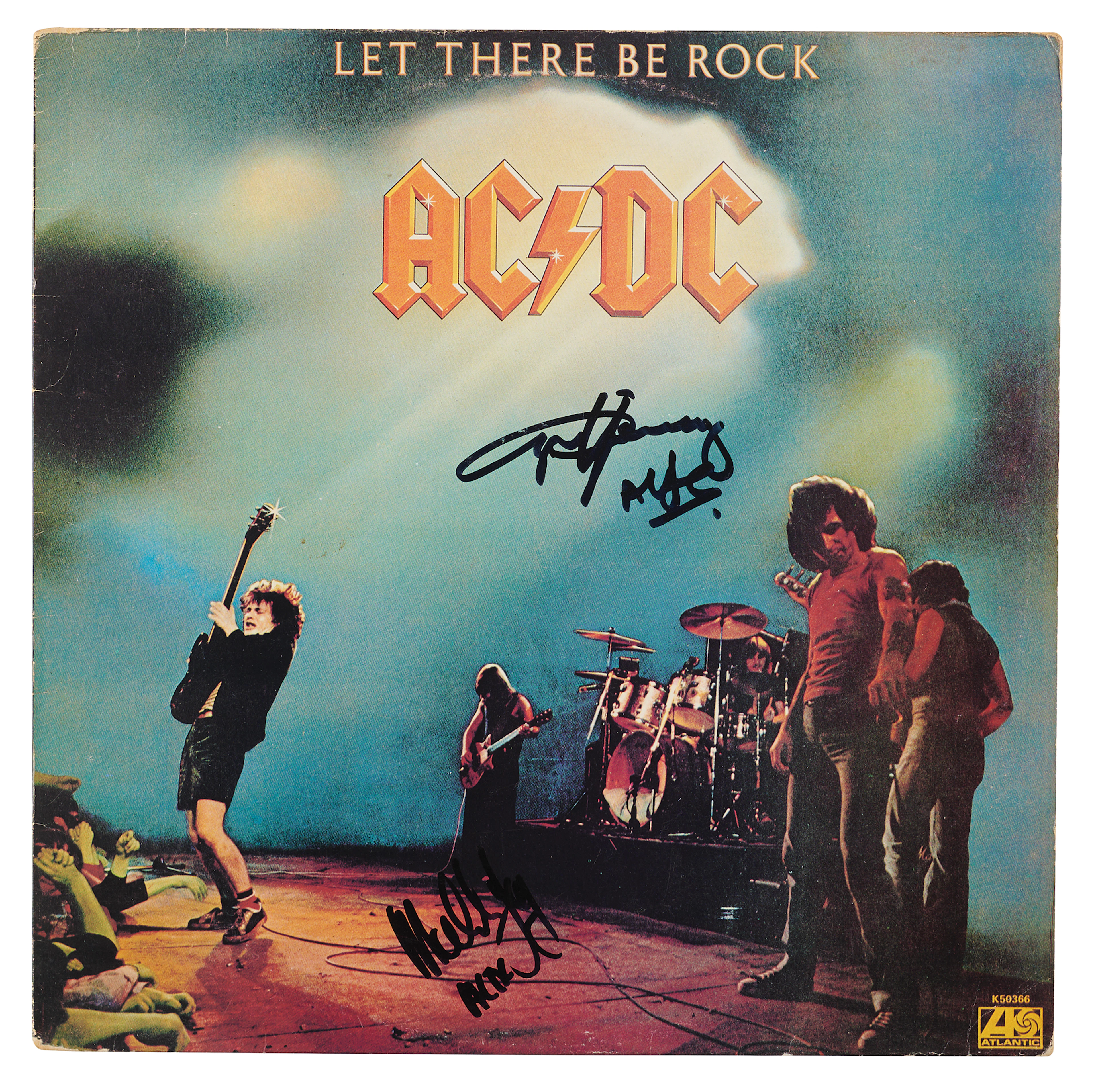 AC/DC: Angus and Malcolm Young Signed Album - Let There Be Rock