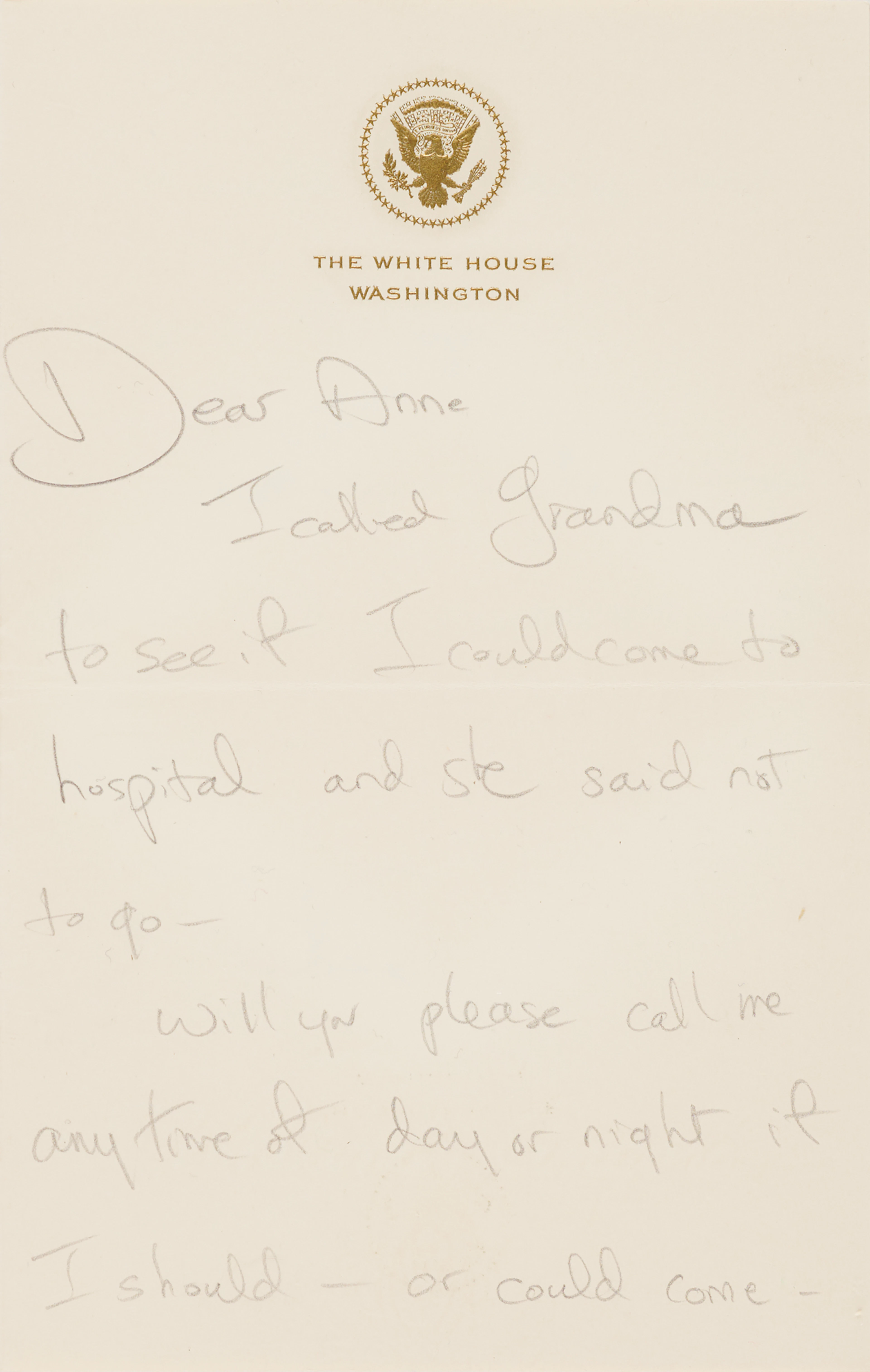 Jacqueline Kennedy Autograph Letter Signed as First Lady to JFK's