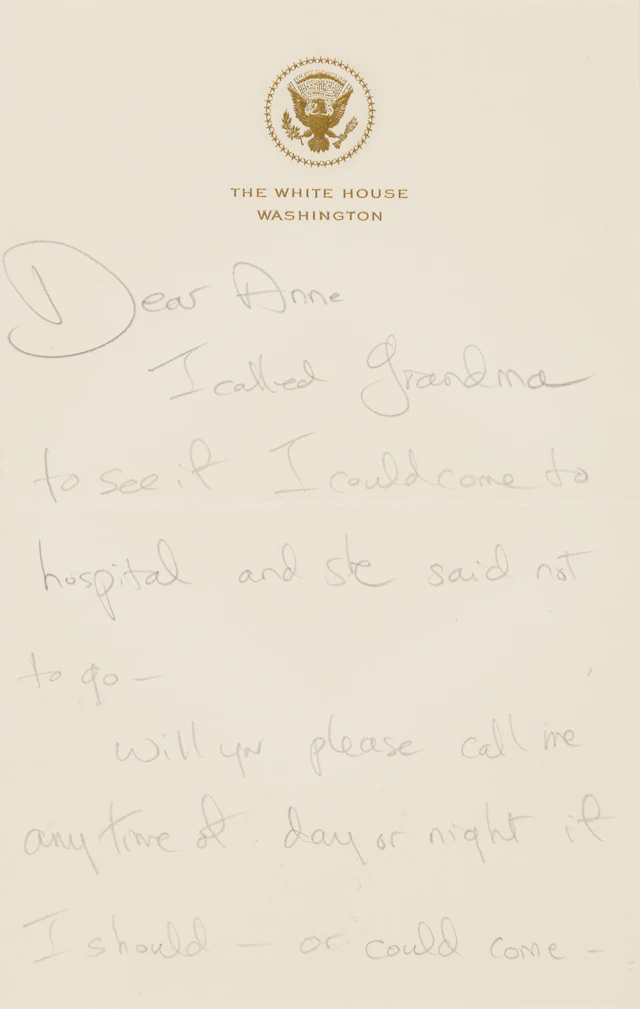 Jacqueline Kennedy Autograph Letter Signed as First Lady to JFK's