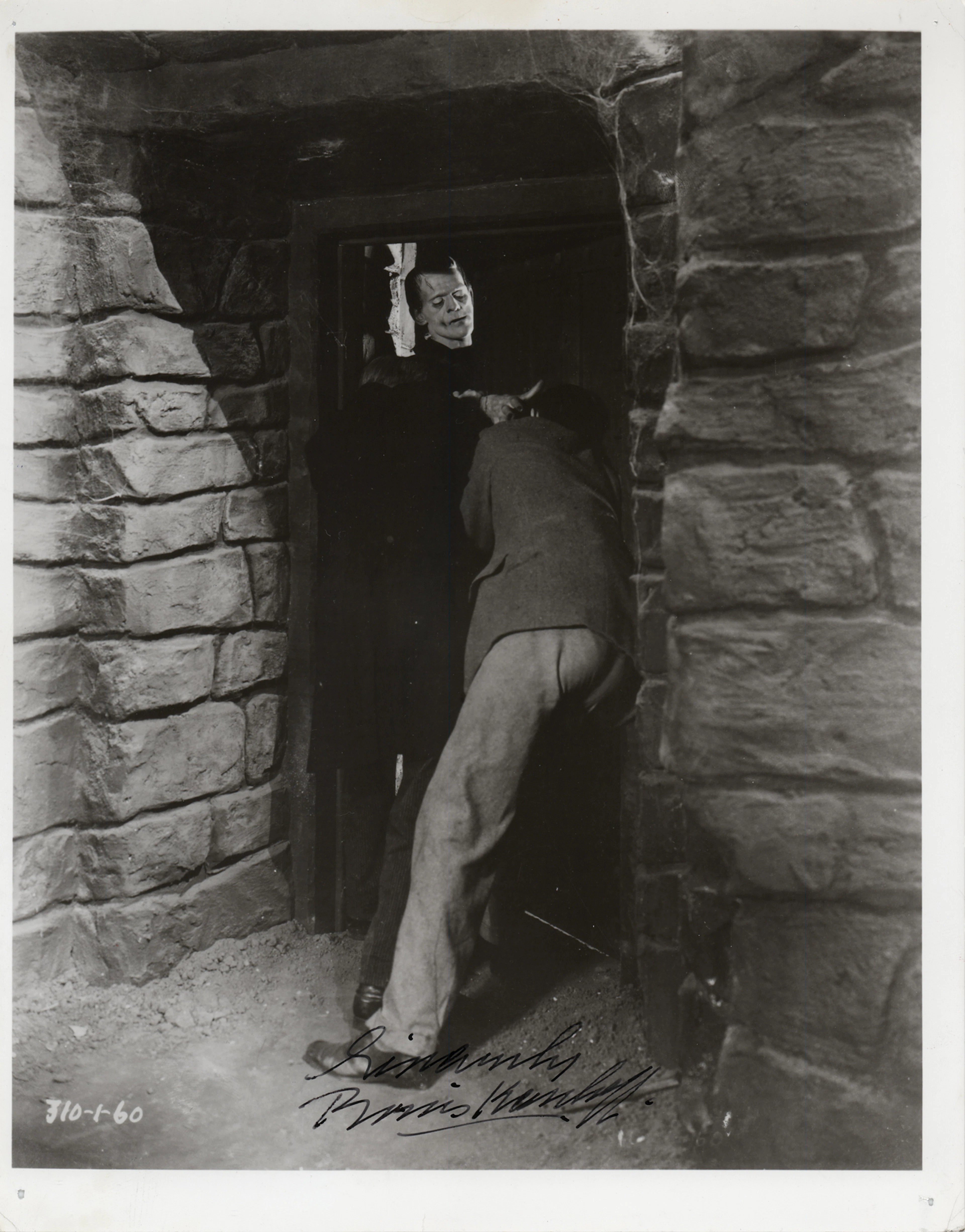 Boris Karloff Signed Photograph as Frankenstein's Monster
