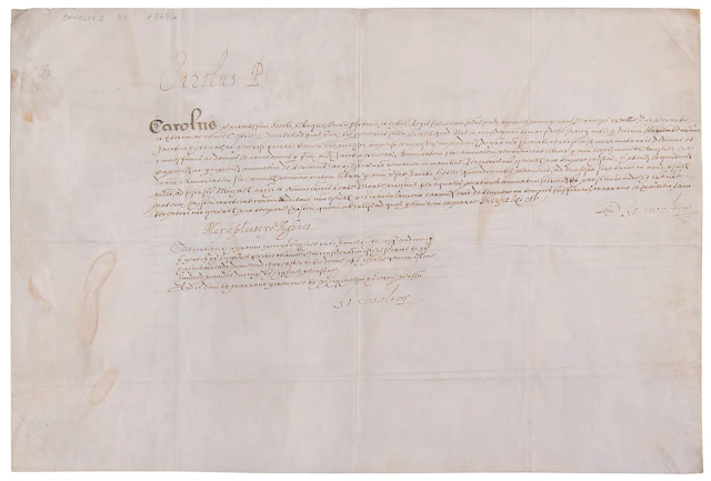 King Charles I Document Signed as Prince of Wales (1620)
