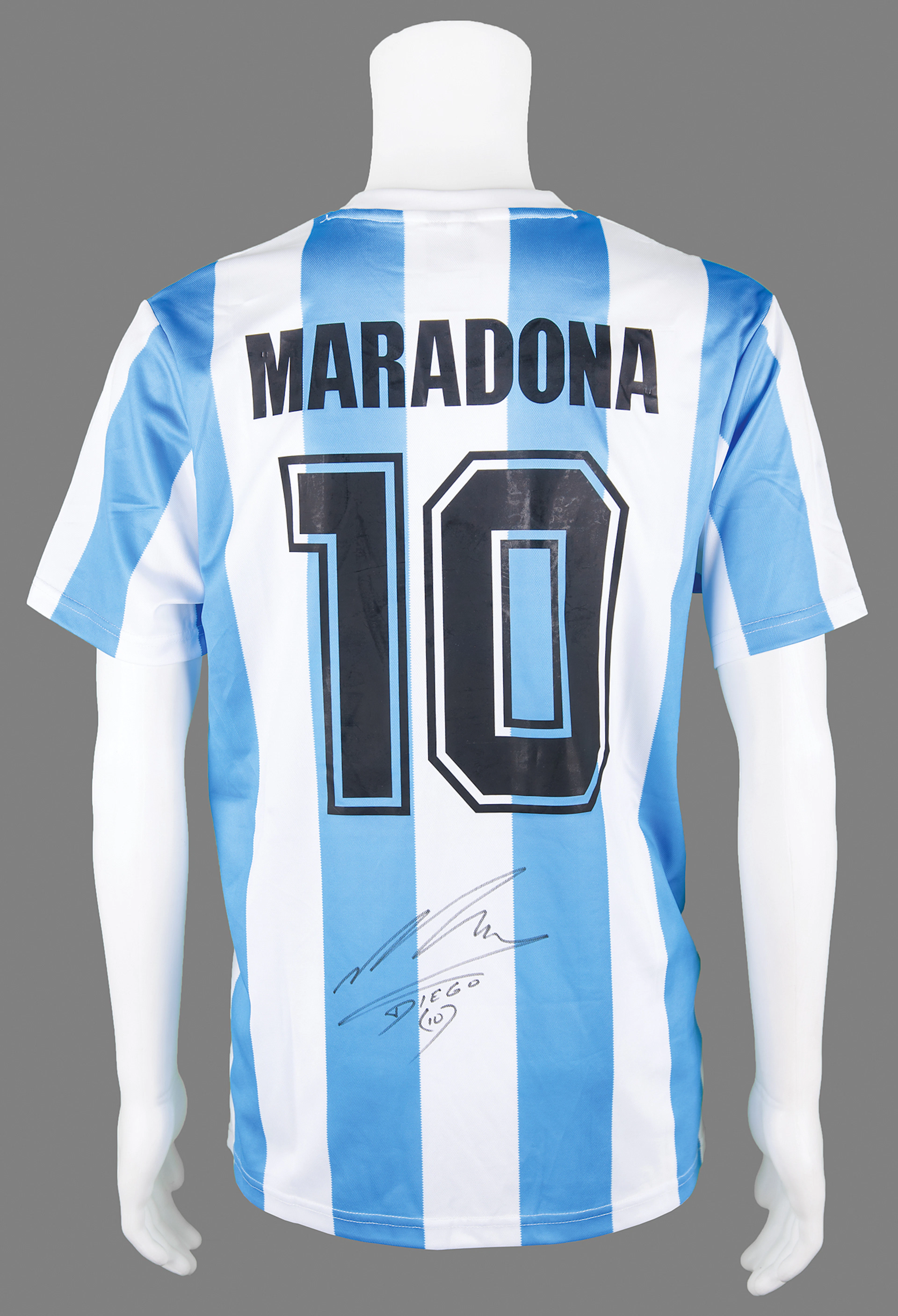 Diego Maradona Signed Argentina Jersey