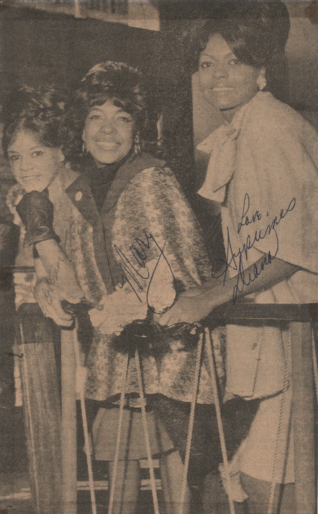 The Supremes Signed Photograph