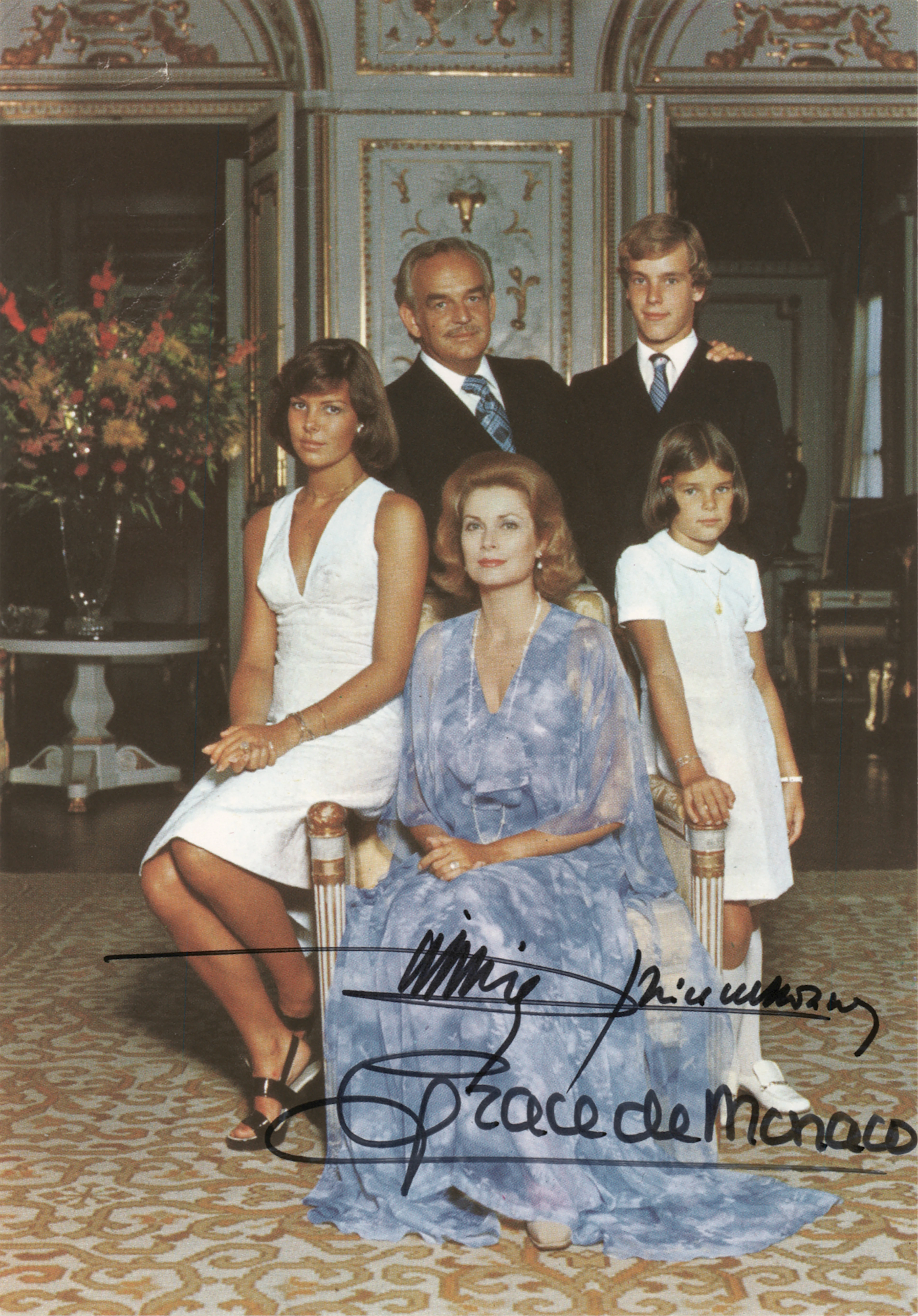 Princess Grace and Prince Rainier Signed Photograph