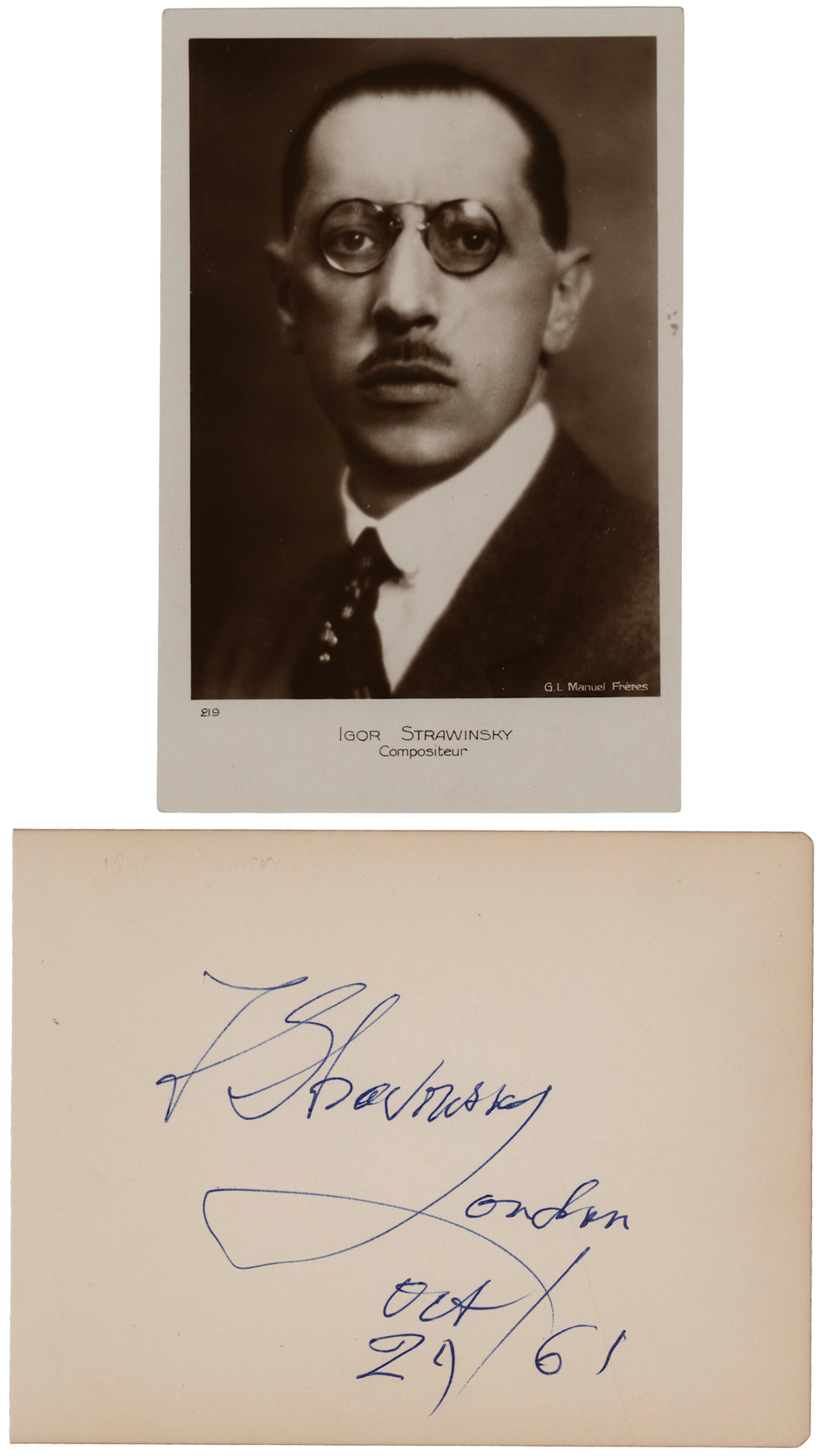 Igor Stravinsky Signature