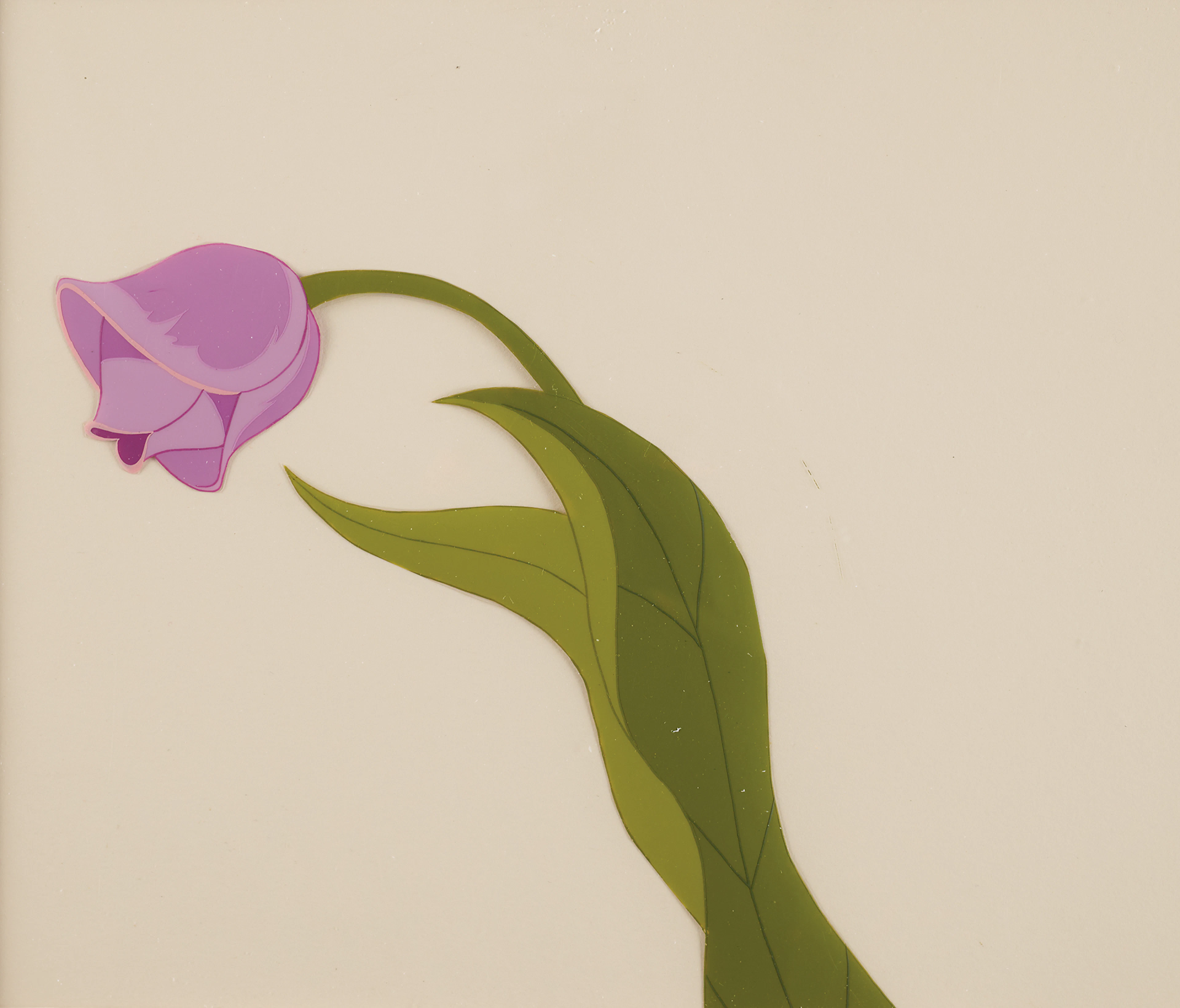 Tulip production cel from Alice in Wonderland