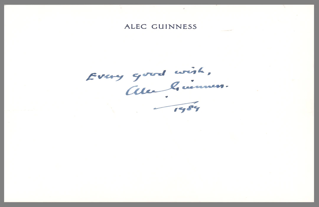 Star Wars: Alec Guinness Signature