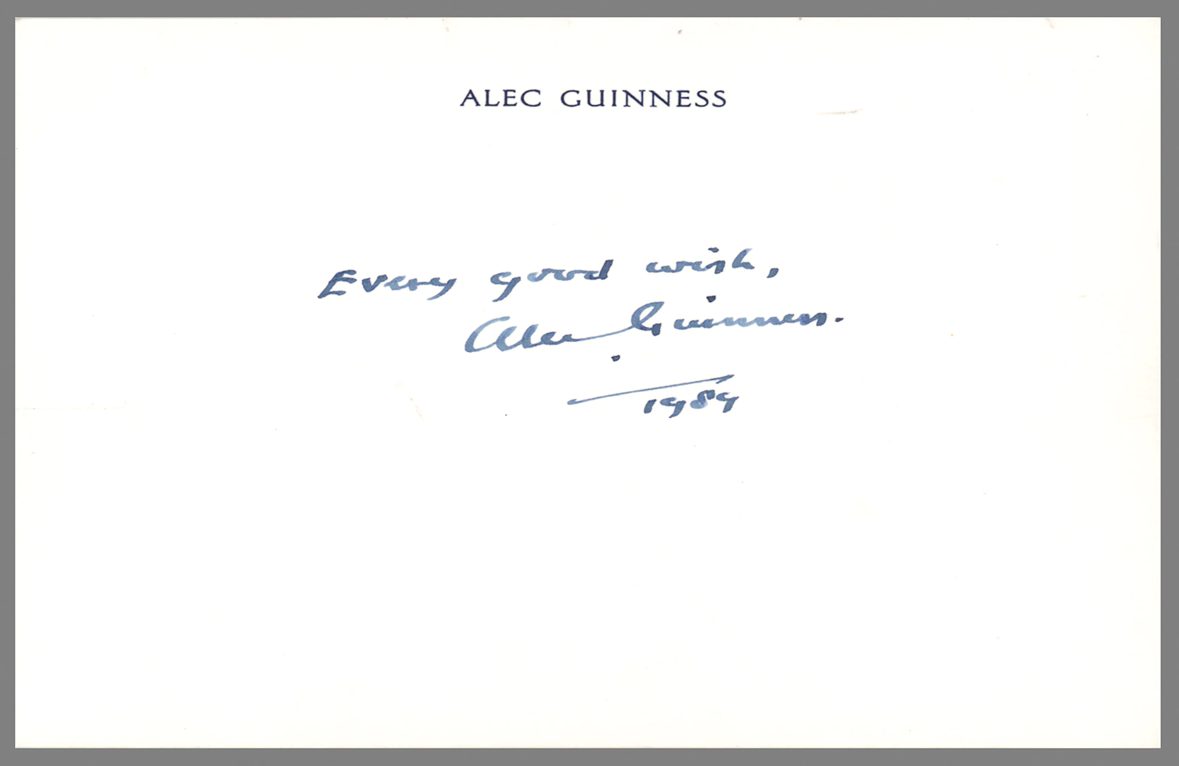 Star Wars: Alec Guinness Signature