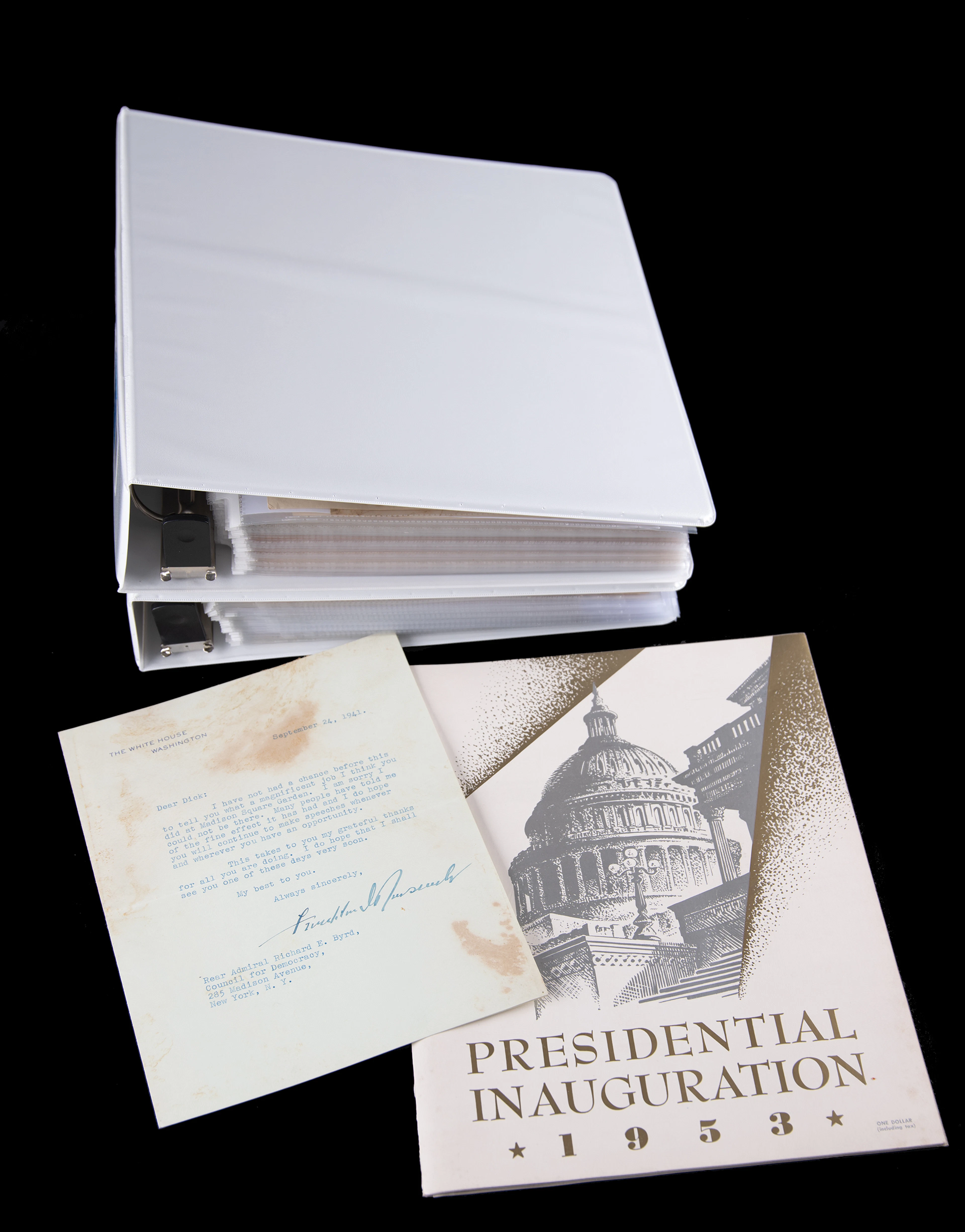 Franklin D. Roosevelt and Dwight D. Eisenhower Archive of (46) Signed