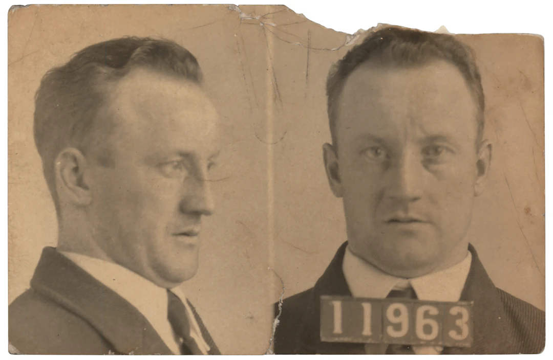 Dillinger Gang: John 'Red' Hamilton Original Indiana State Prison