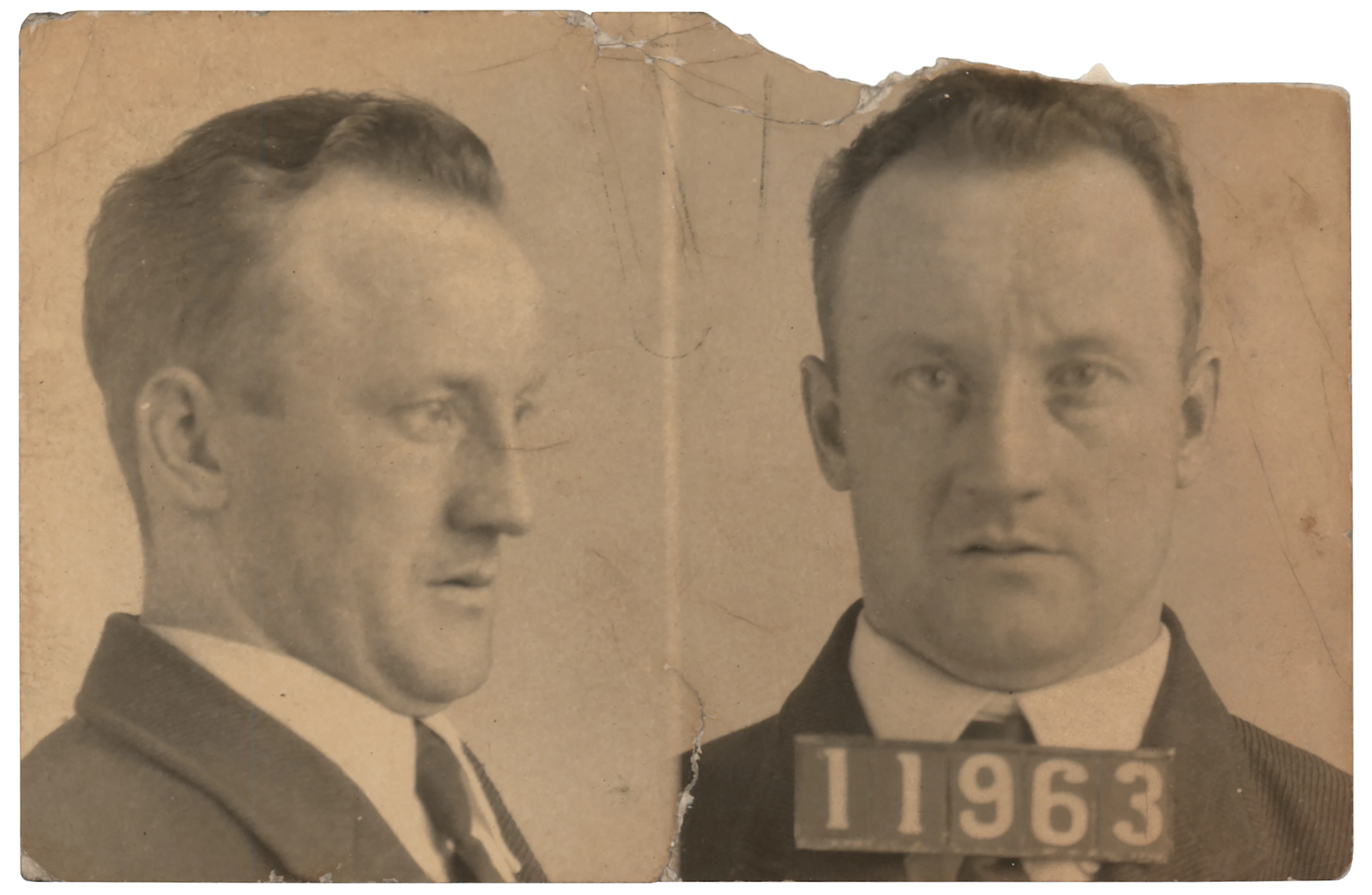 Dillinger Gang: John 'Red' Hamilton Original Indiana State Prison