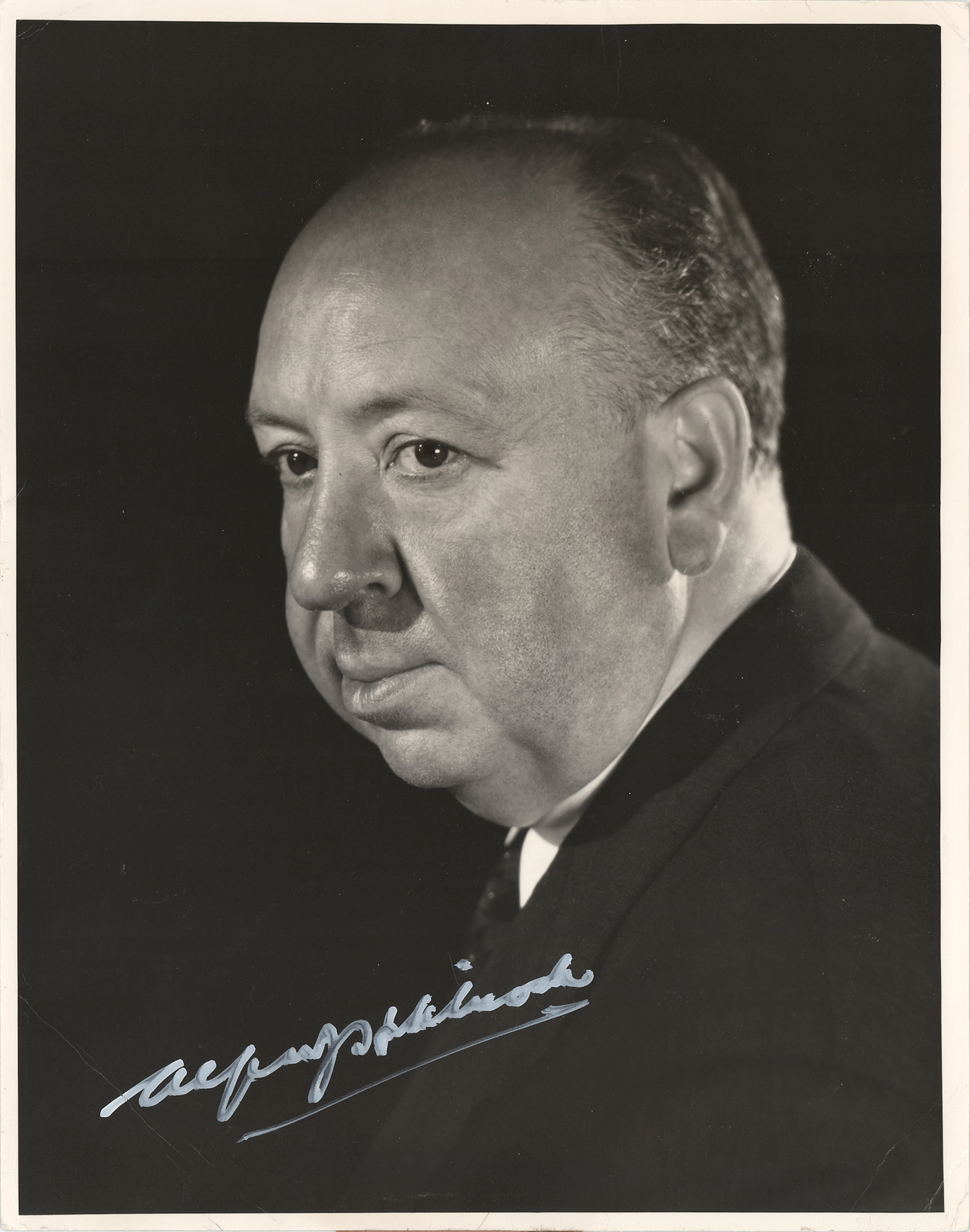 Alfred Hitchcock Signed Oversized Photograph