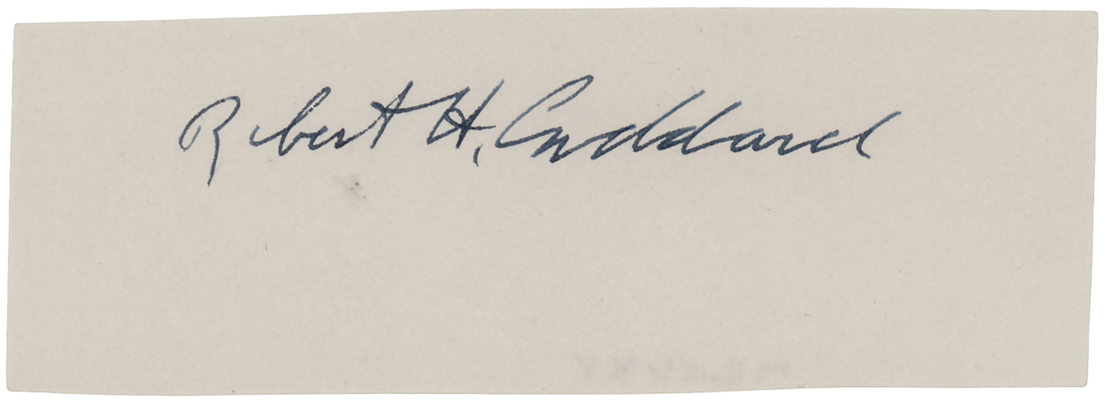 Robert H. Goddard Signature