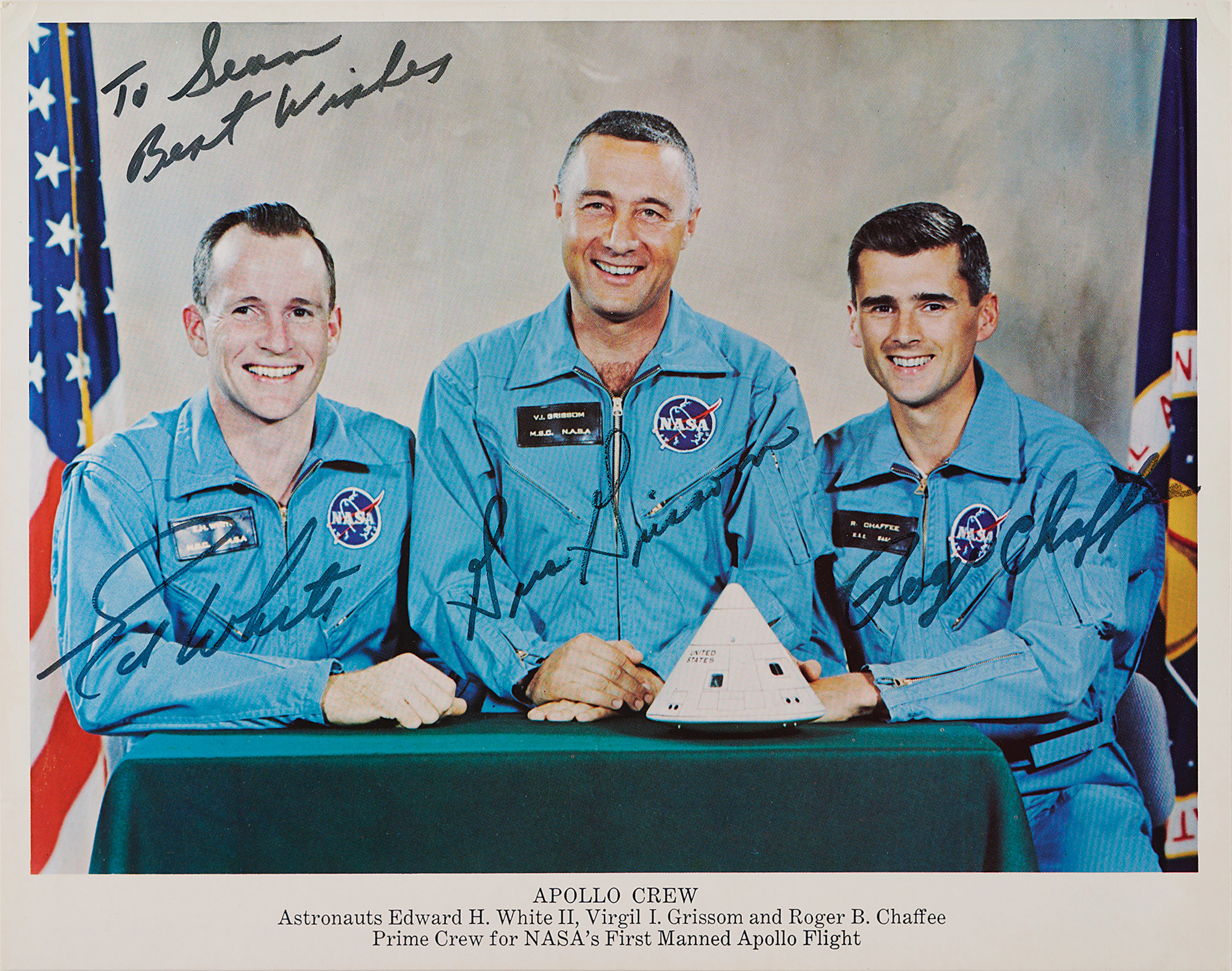 Apollo 1 Crew-Signed Photograph