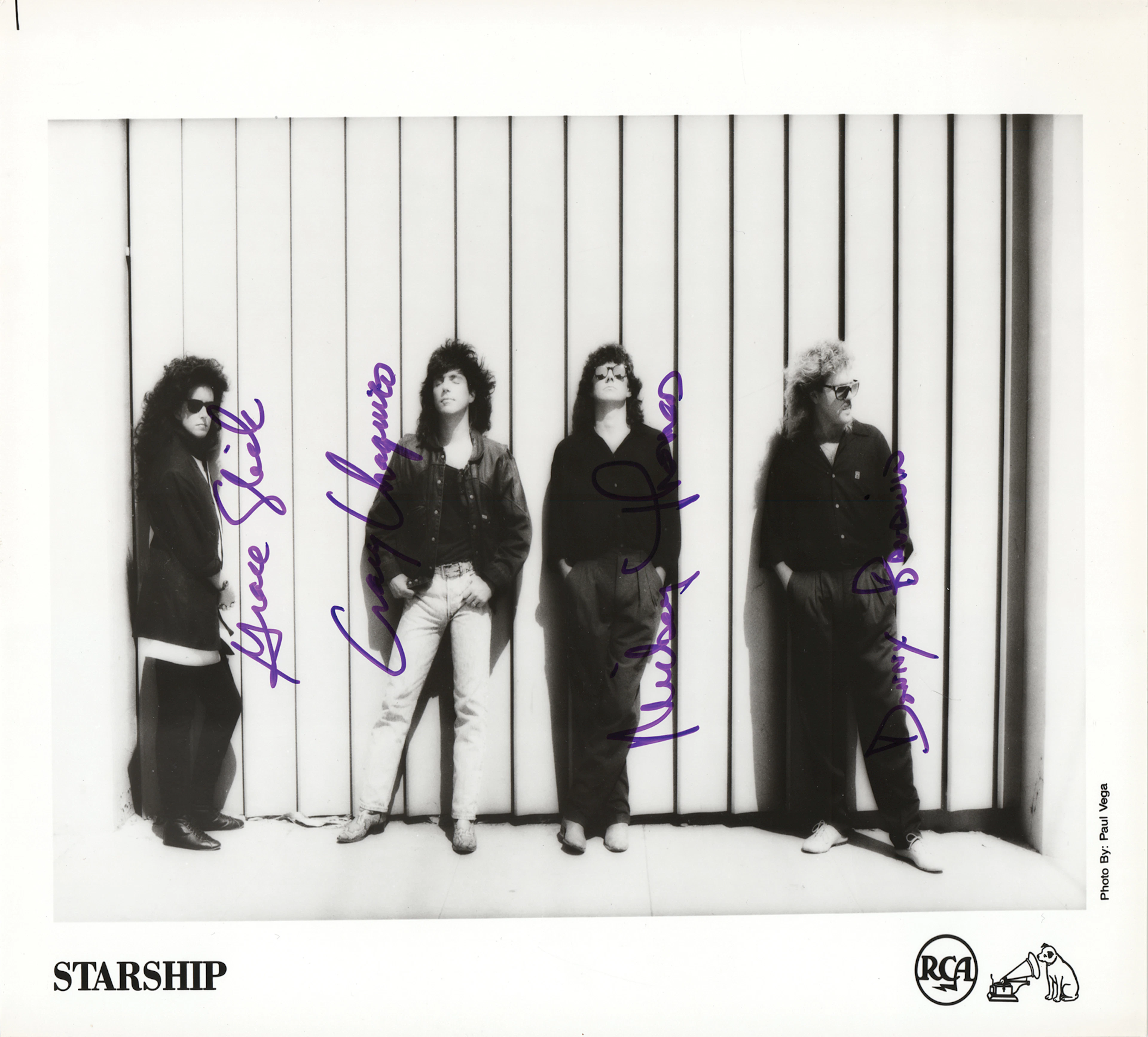 Jefferson Starship Signed Photograph