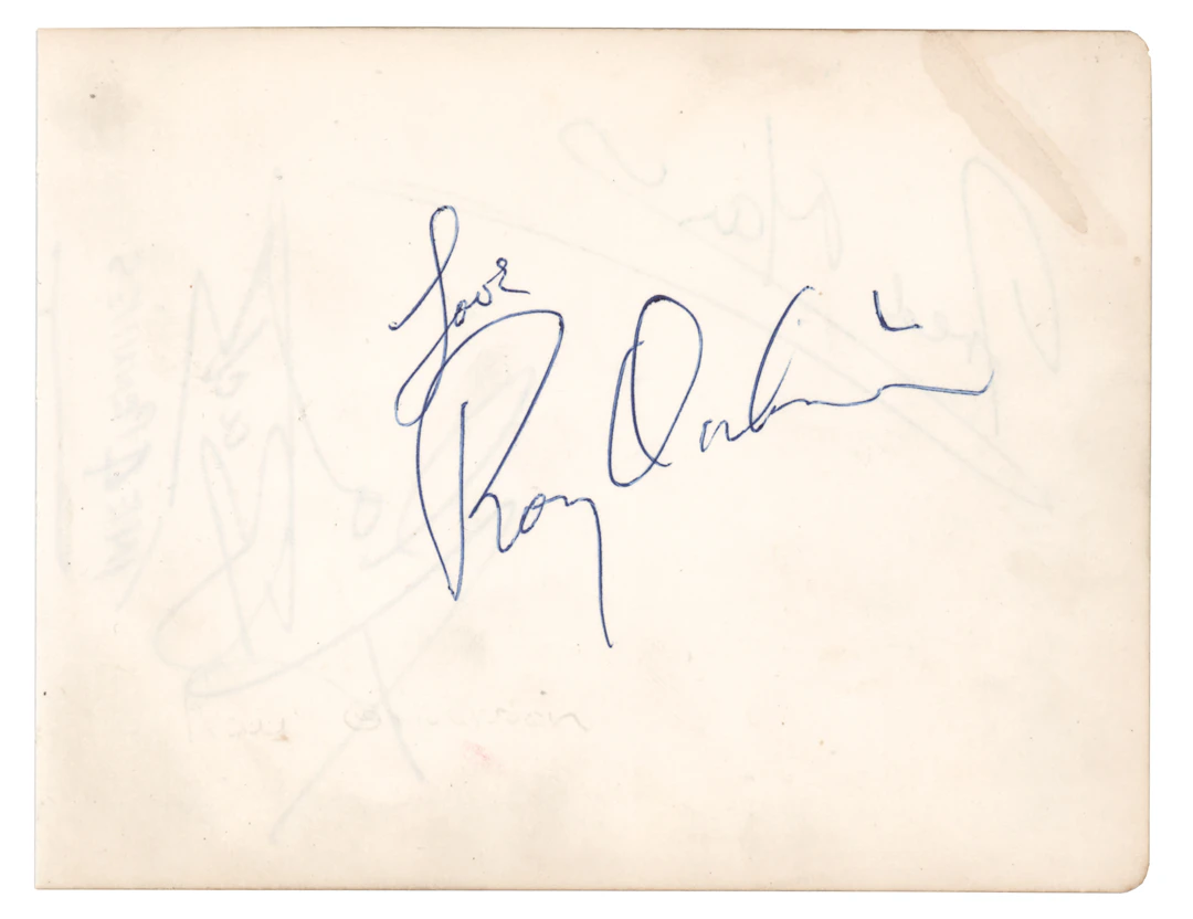 Roy Orbison Signature