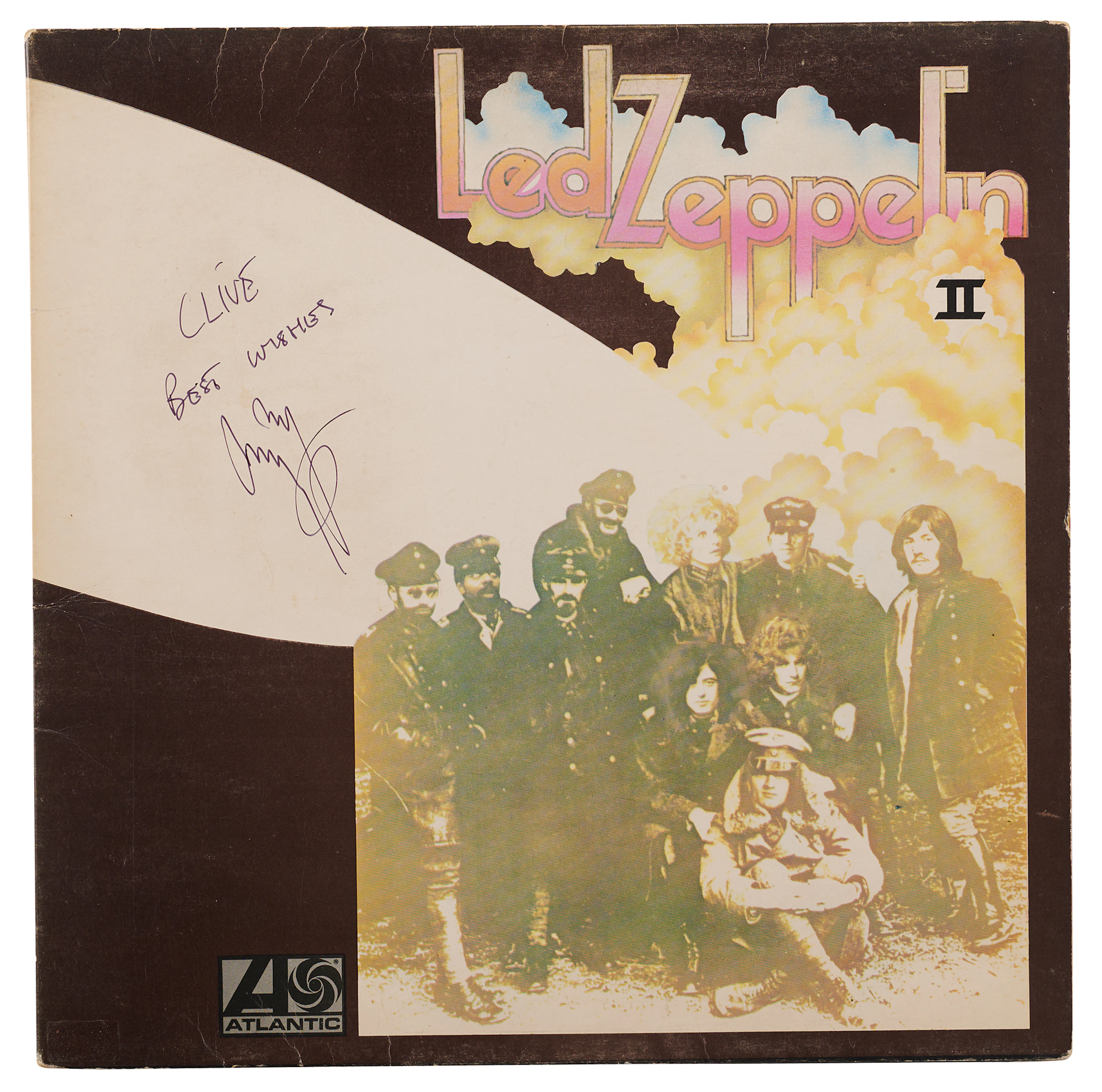 Led Zeppelin: Jimmy Page Signed Album - Led Zeppelin II
