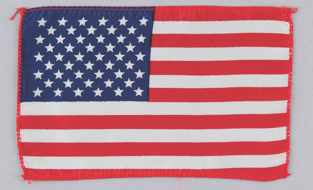 Apollo 14 Flown American Flag - From the Personal Collection of Edgar Mitchell
