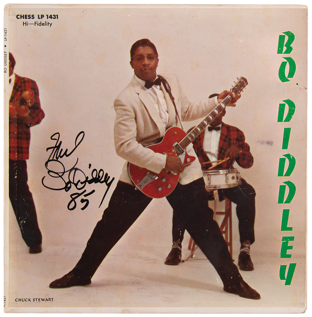 Bo Diddley Signed Album - Self-Titled