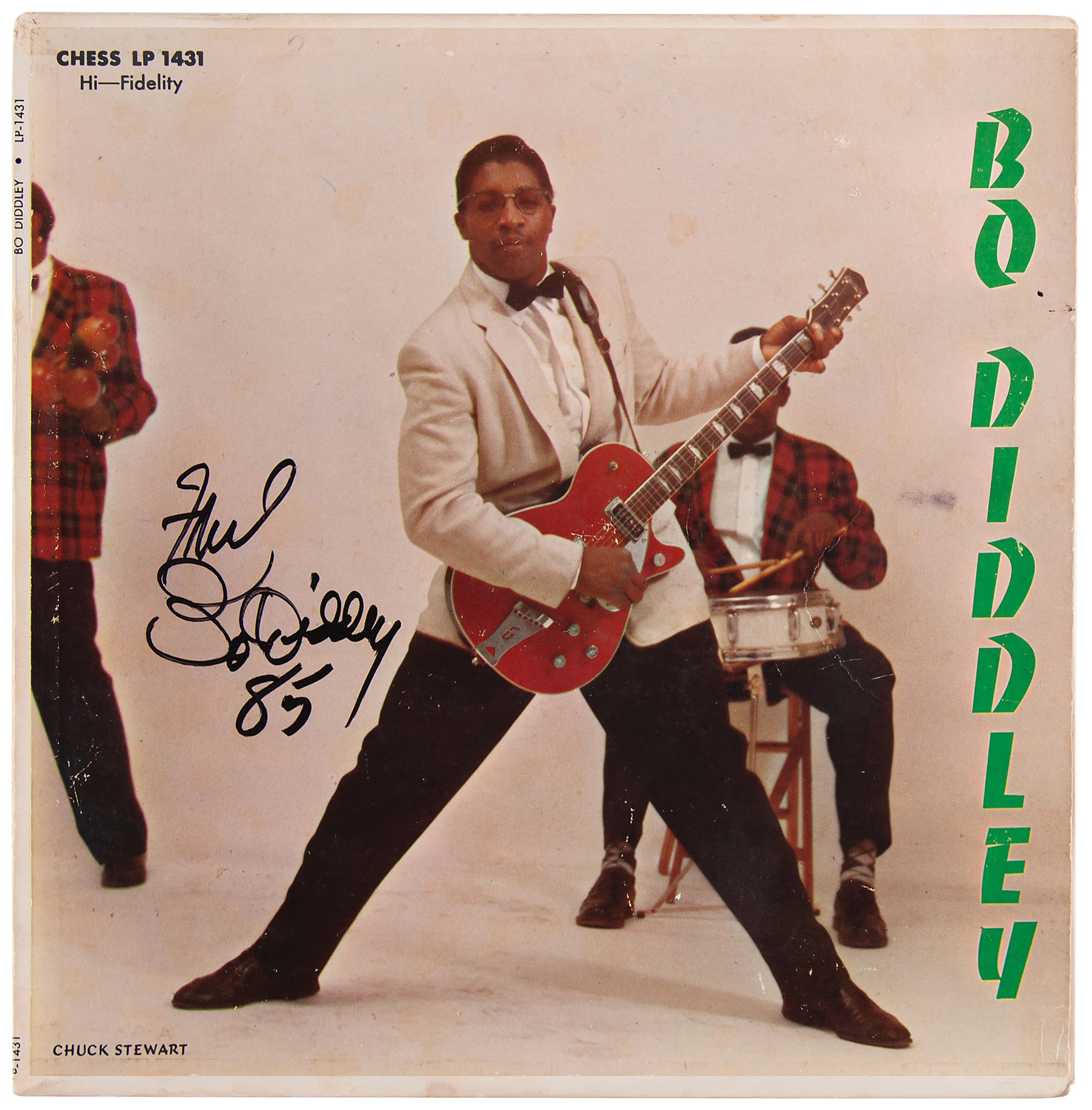 Bo Diddley Signed Album - Self-Titled