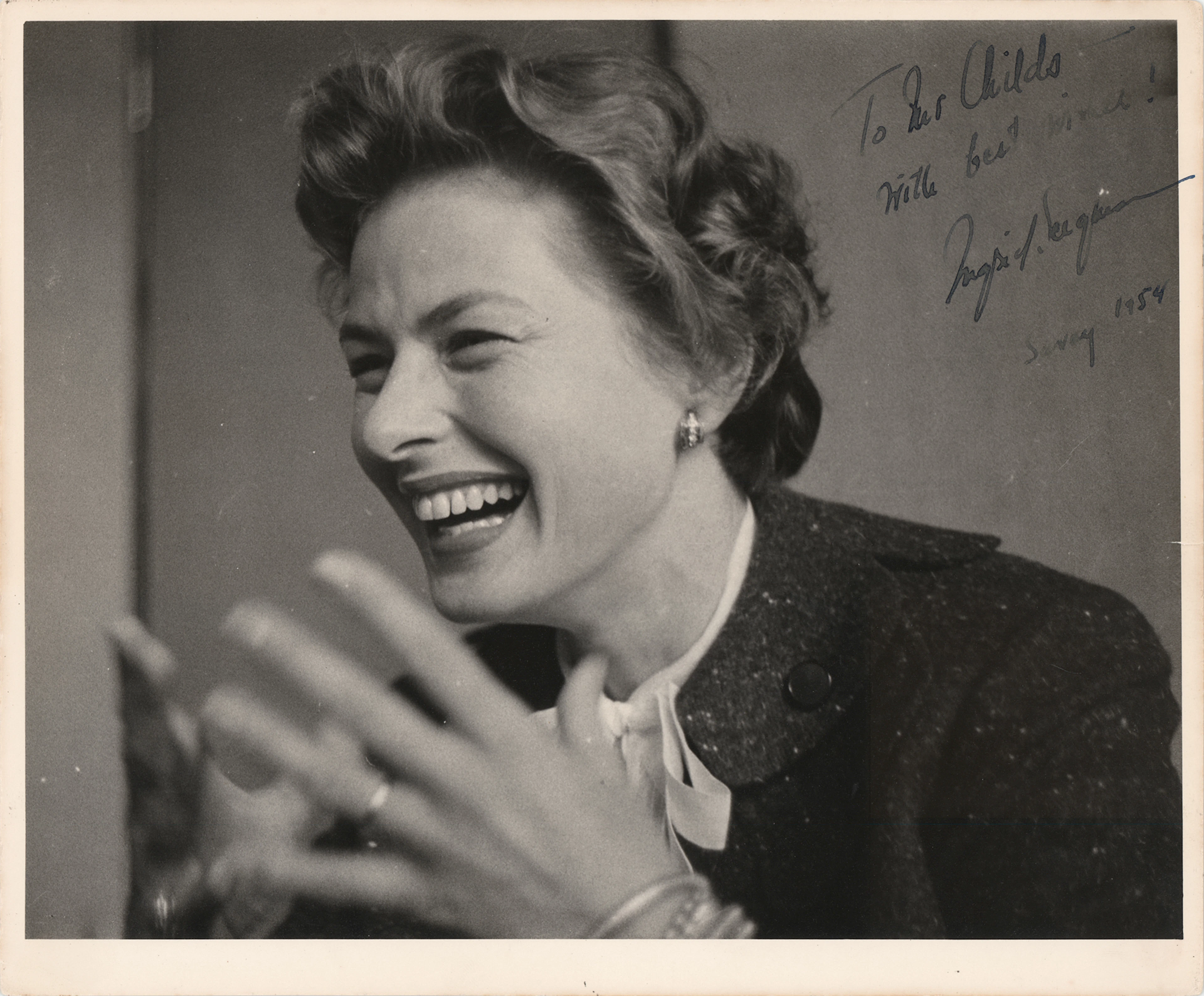 Ingrid Bergman Signed Photograph