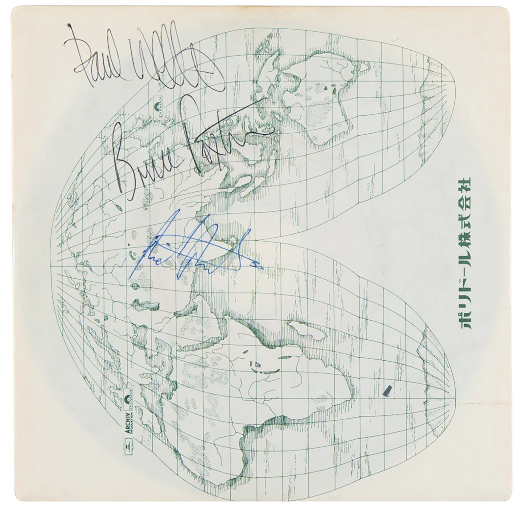 The Jam Signed 45 RPM Record Sleeve - Start!