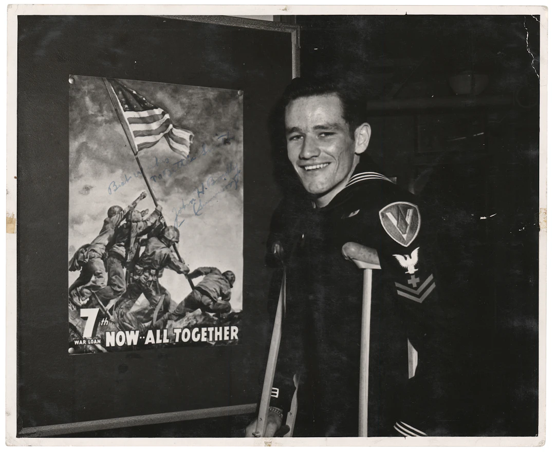 Iwo Jima: John H. Bradley Signed Photograph