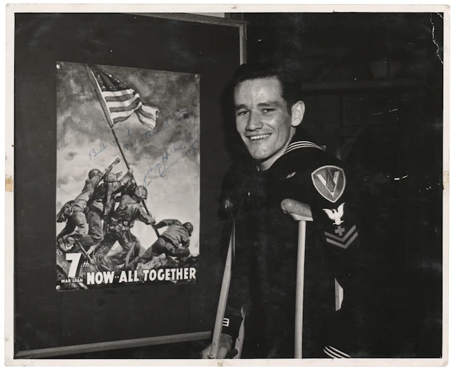 Iwo Jima: John H. Bradley Signed Photograph