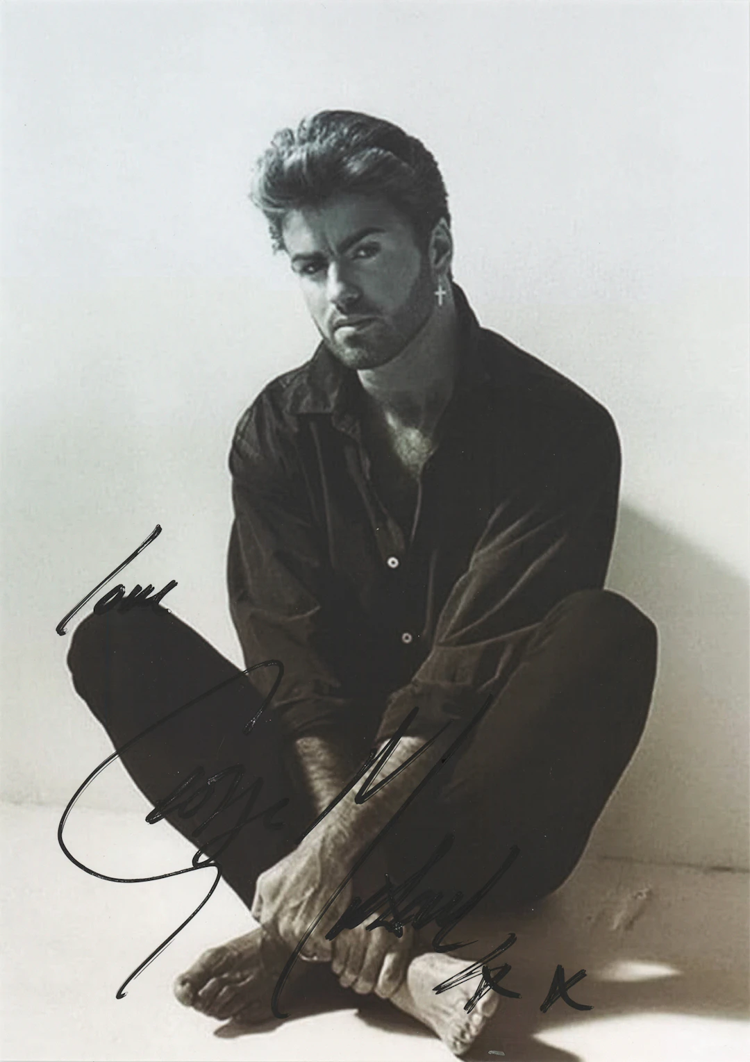 George Michael Signed Photograph
