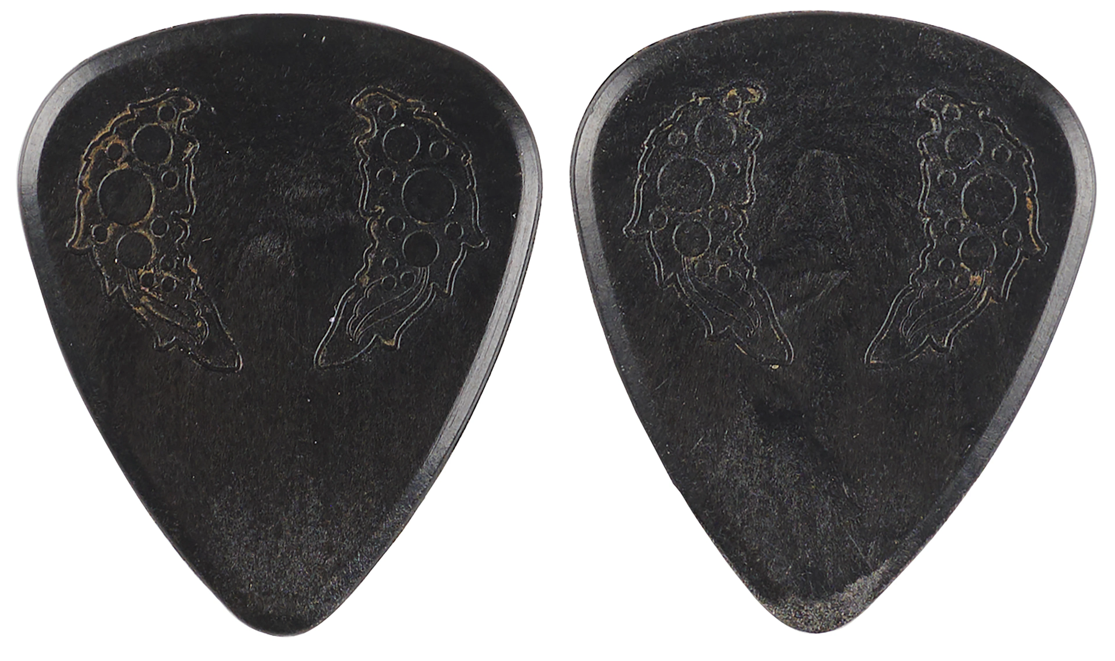 Grateful Dead: Jerry Garcia's Pair of (2) Adamas Graphite Guitar Picks