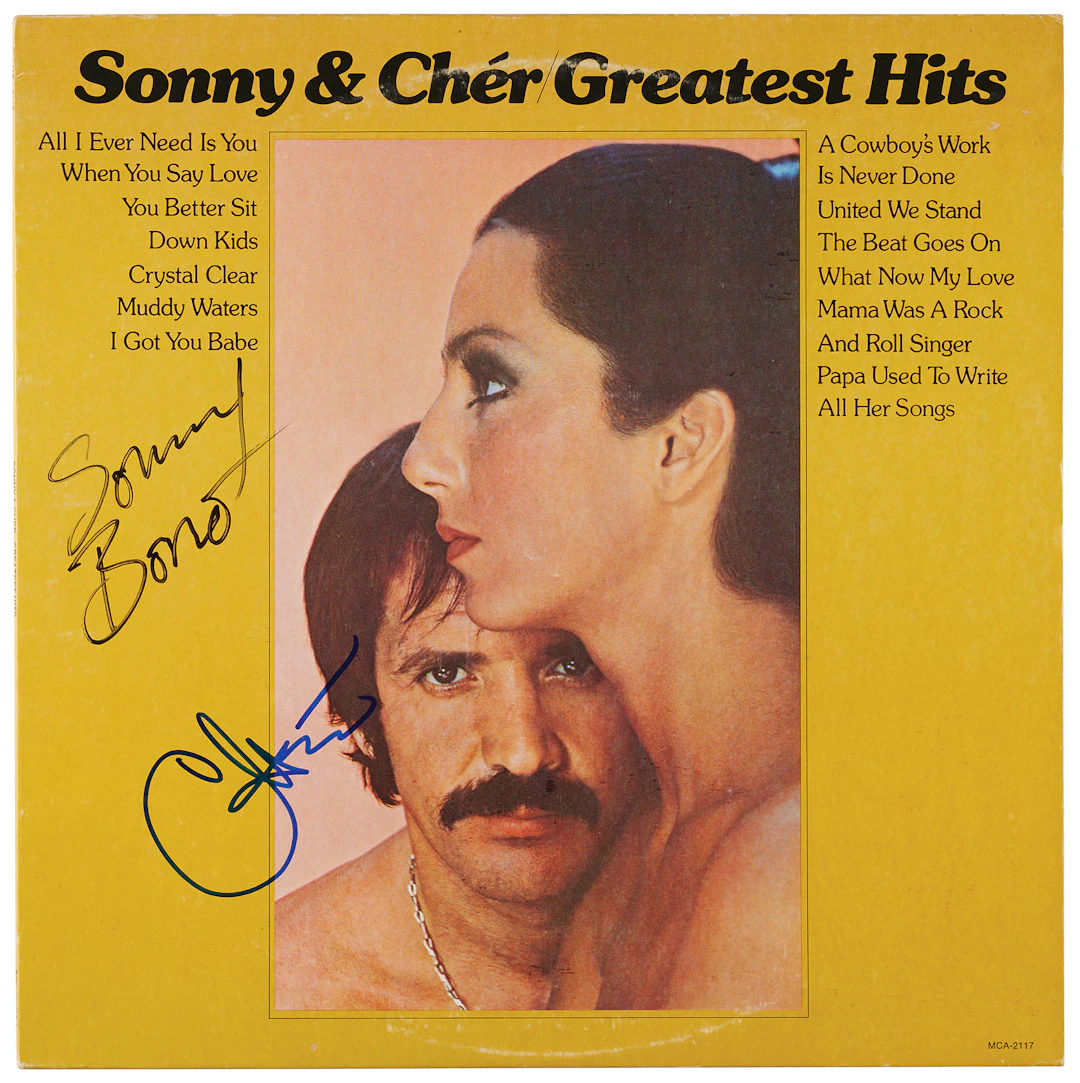 Sonny and Cher Signed Album - Greatest Hits