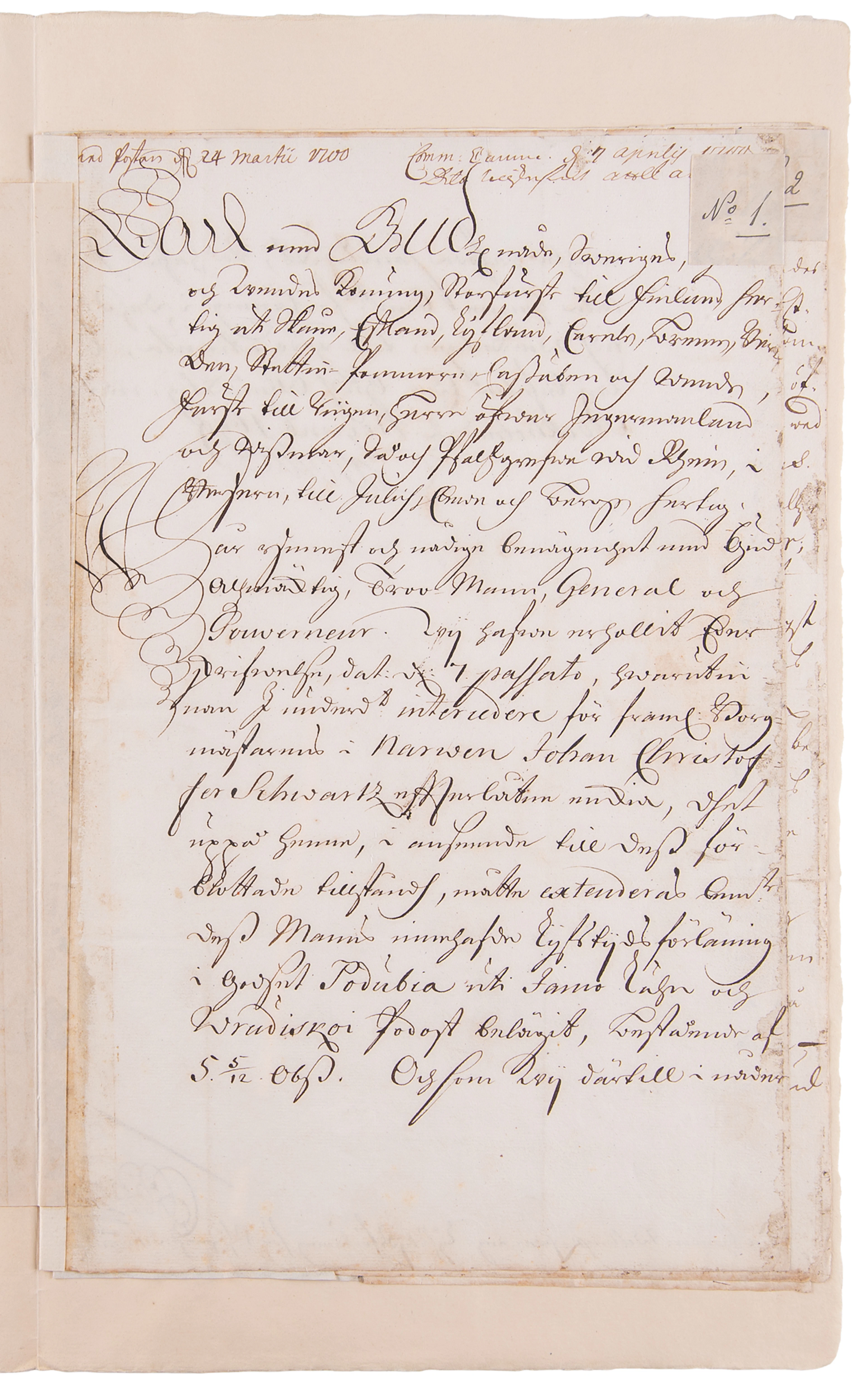 King Charles XII of Sweden (2) Letters Signed