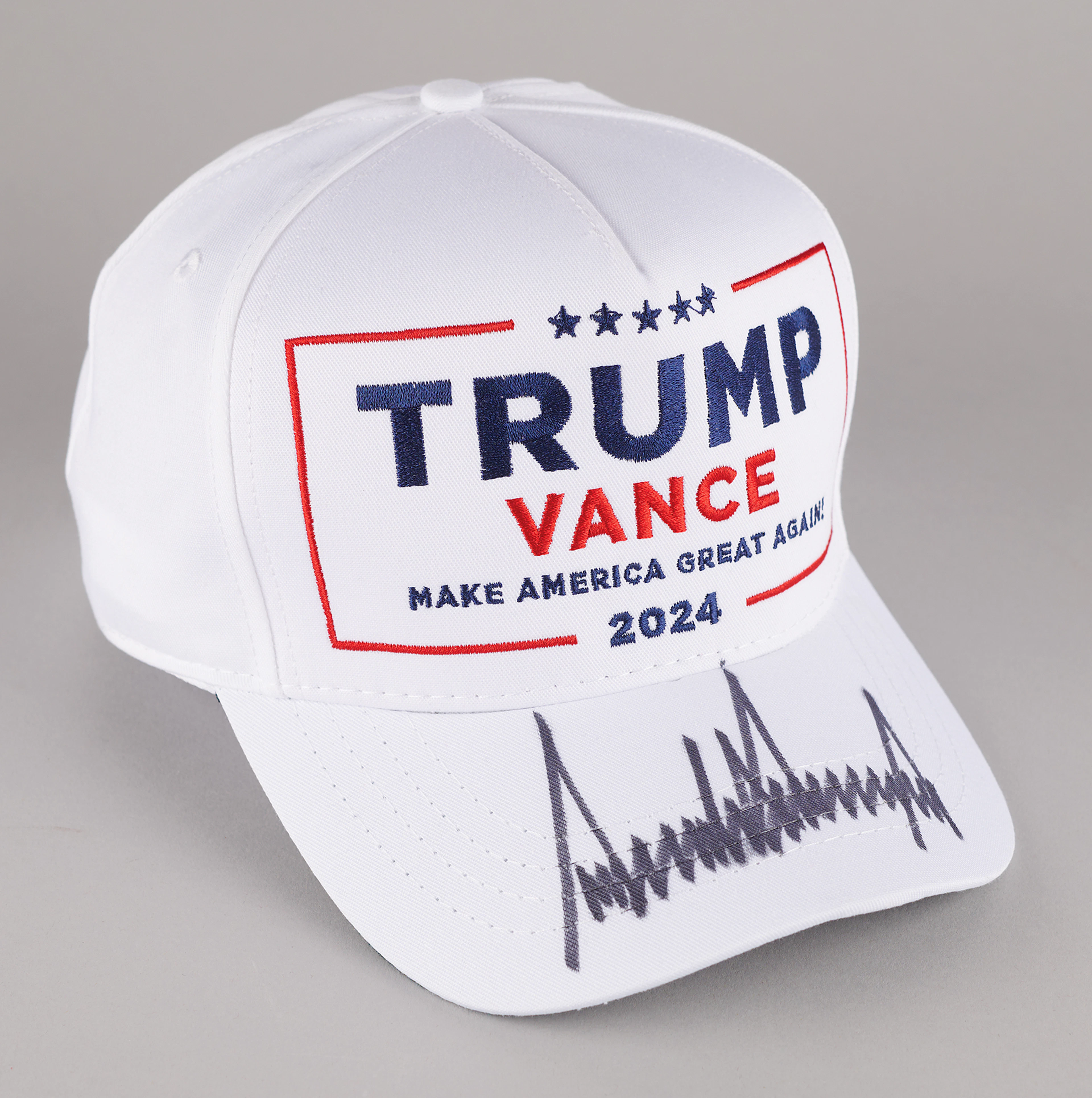 Donald Trump Signed Baseball Hat - Trump/Vance 2024