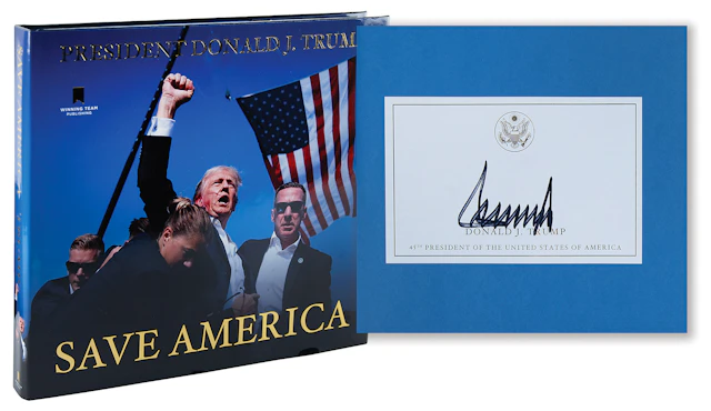 Donald Trump Signed Book - Save America