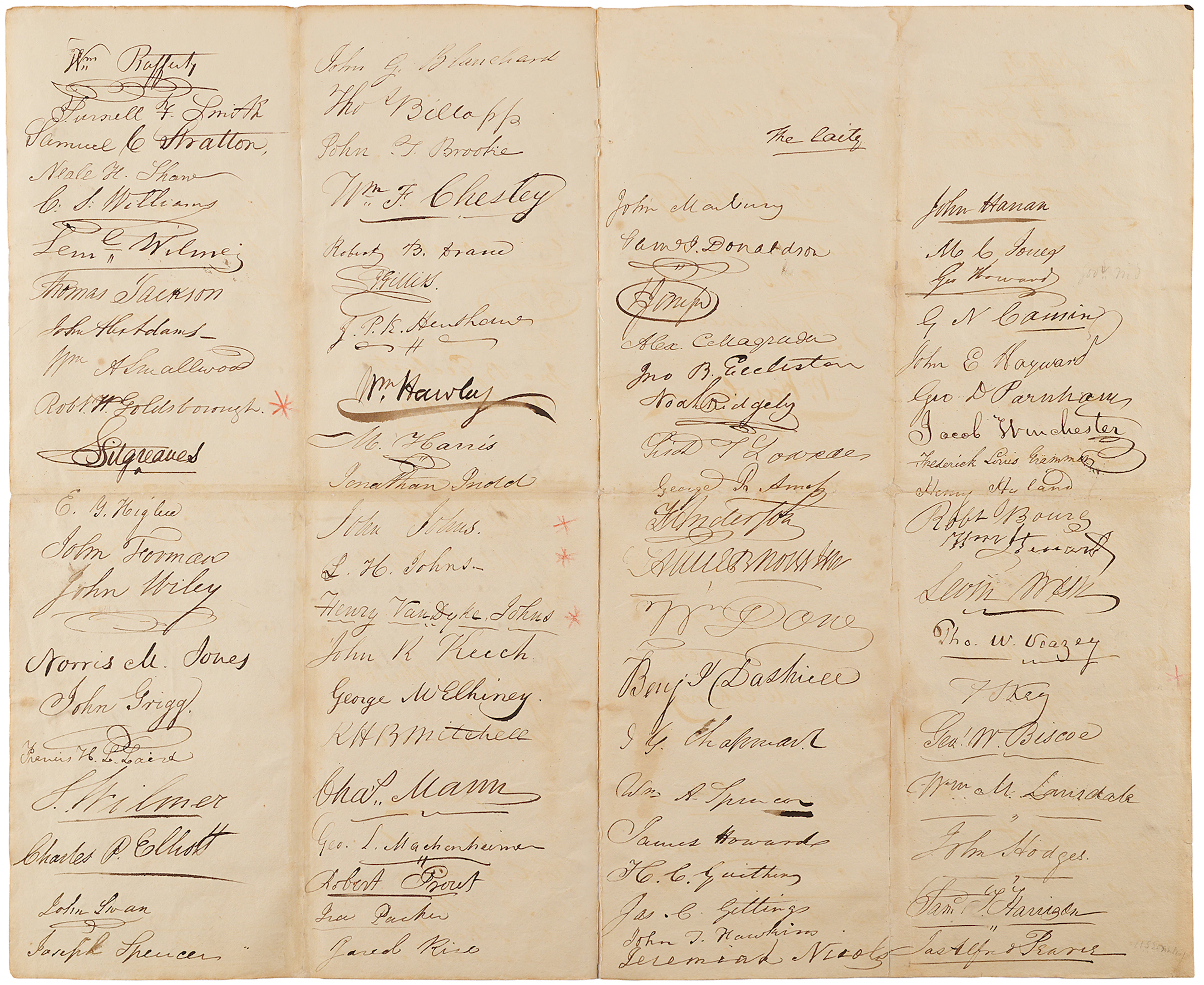 Francis Scott Key Document Signed - Approving the Election of the