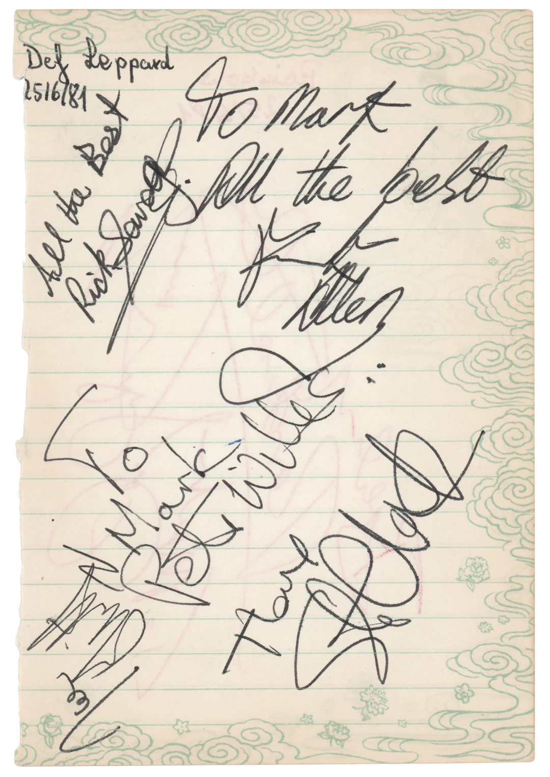 Def Leppard Signatures