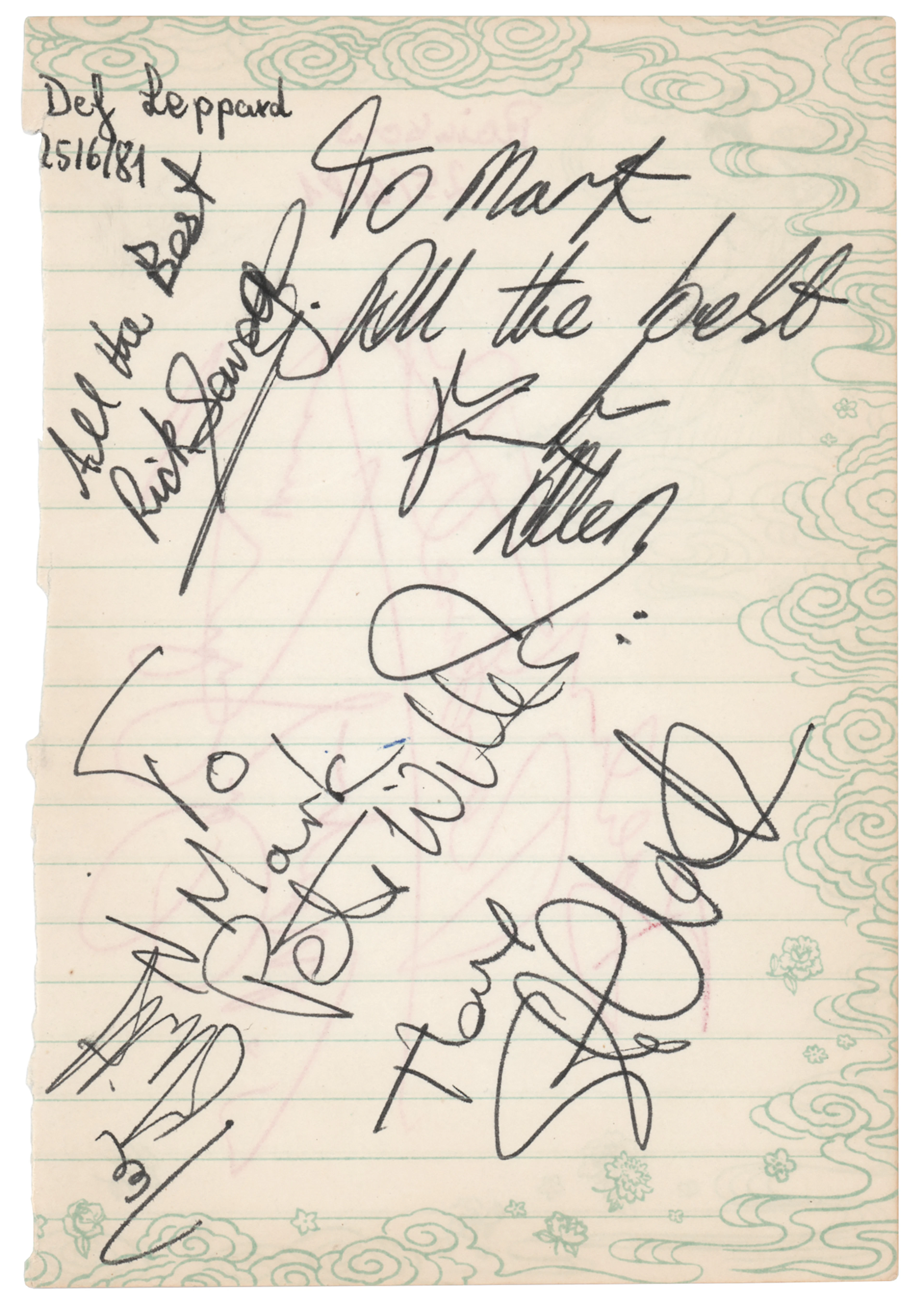 Def Leppard Signatures