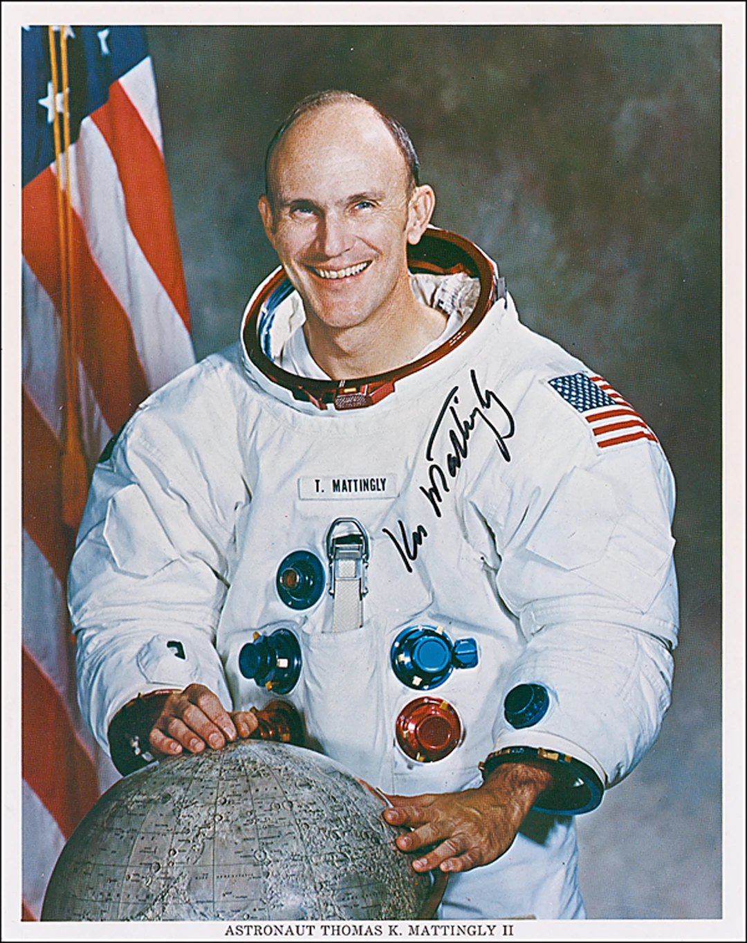 Ken Mattingly Signed Photograph