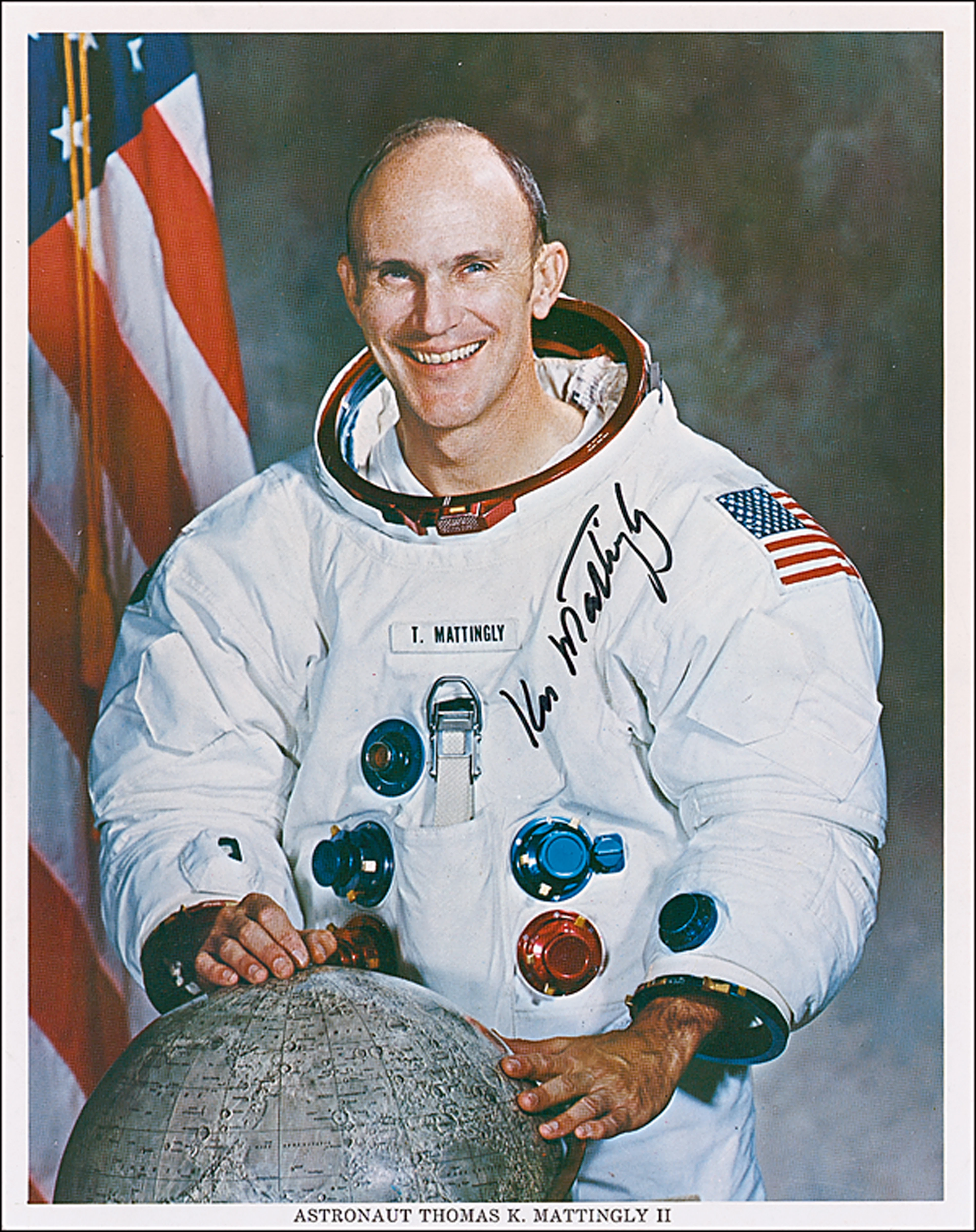 Ken Mattingly Signed Photograph