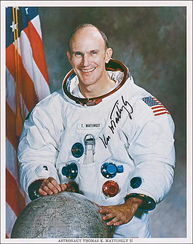 Ken Mattingly Signed Photograph