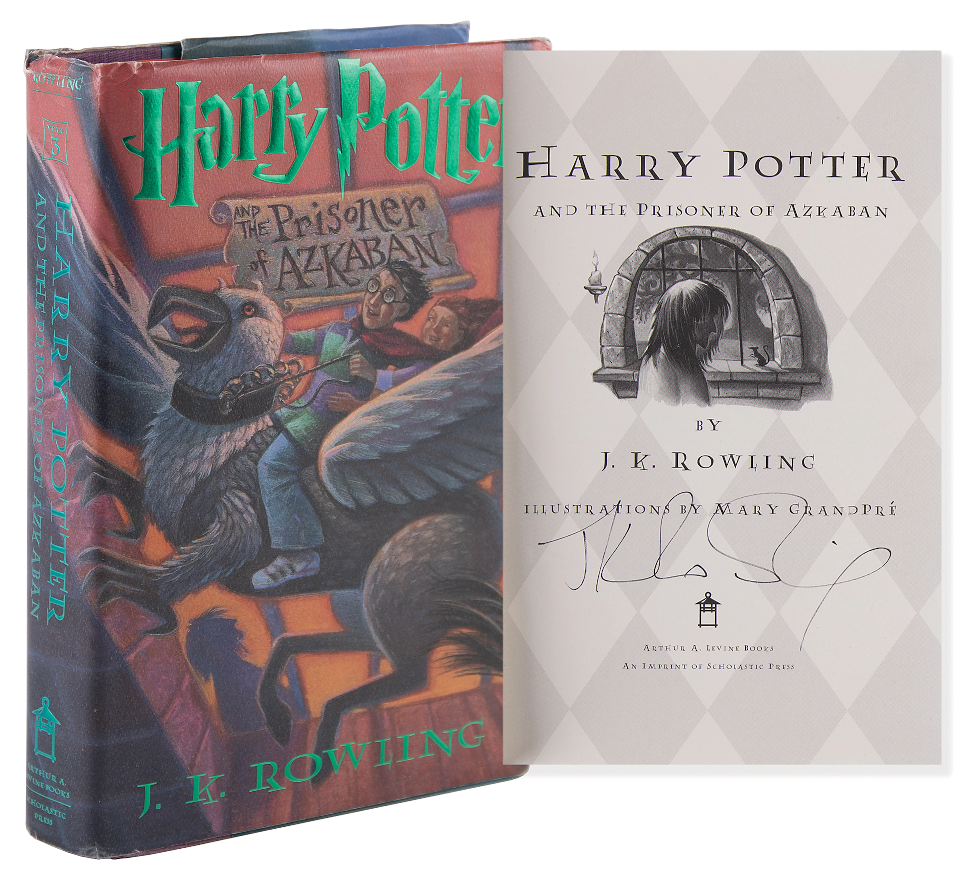 J. K. Rowling Signed Book - Harry Potter and the Prisoner of Azkaban