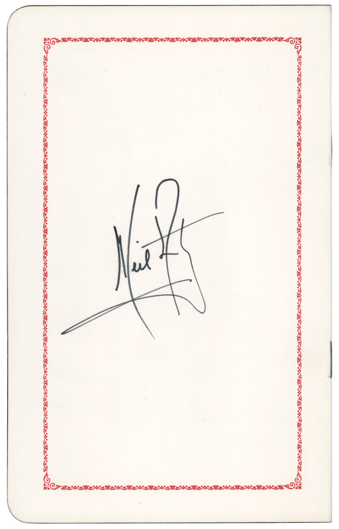 Neil Armstrong Signed Program - Conferment of the Freedom of the Burgh