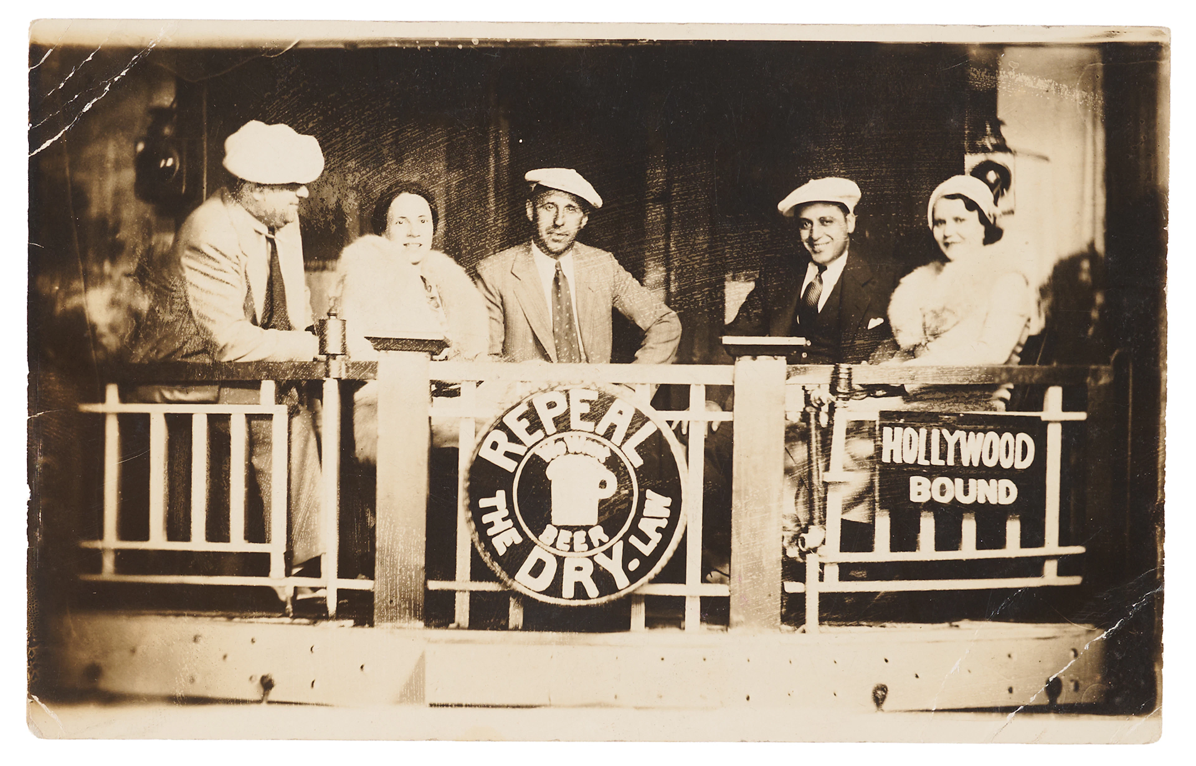 Al Capone Vintage Postcard Photograph at Chicago's Riverview Amusement