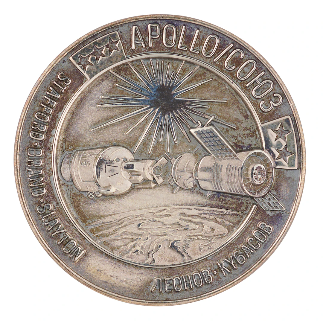 Apollo-Soyuz Flown Robbins Medallion - From the Personal Collection