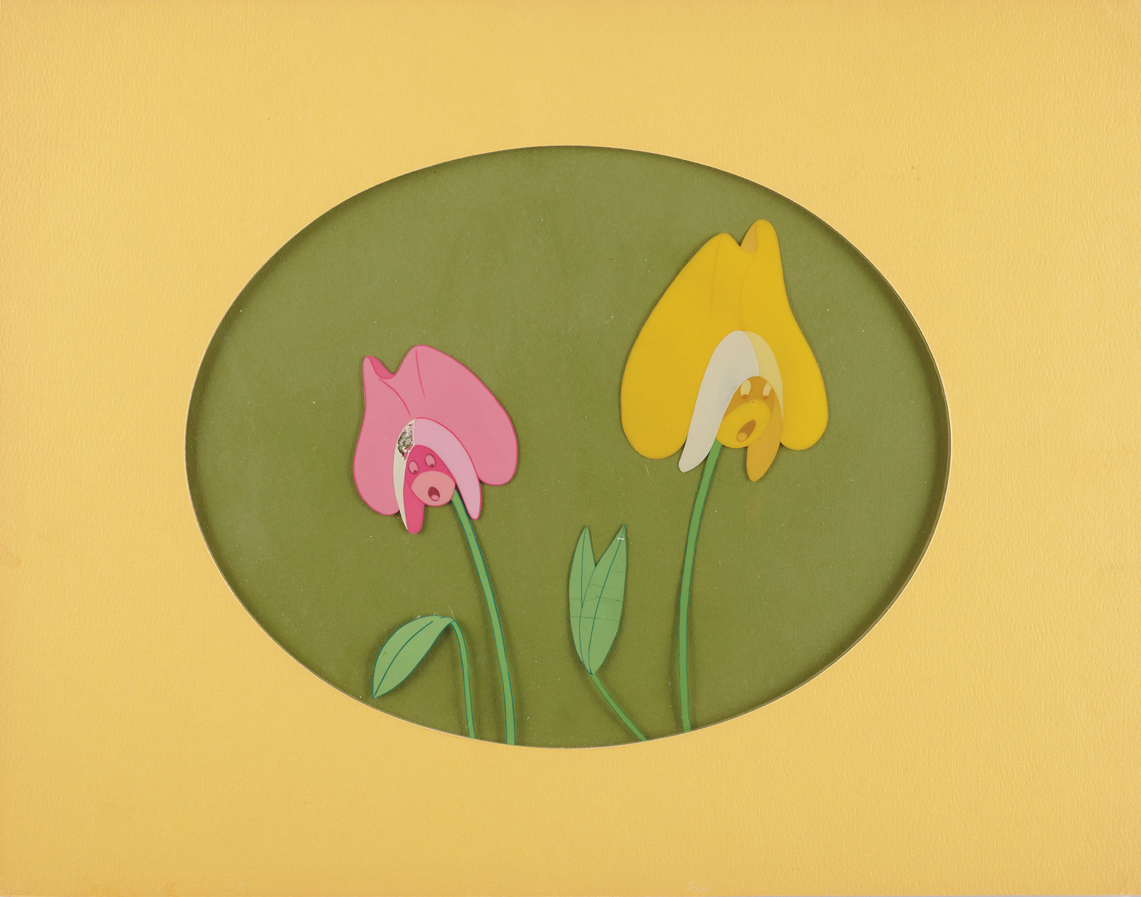 Sweet Peas production cels from Alice in Wonderland
