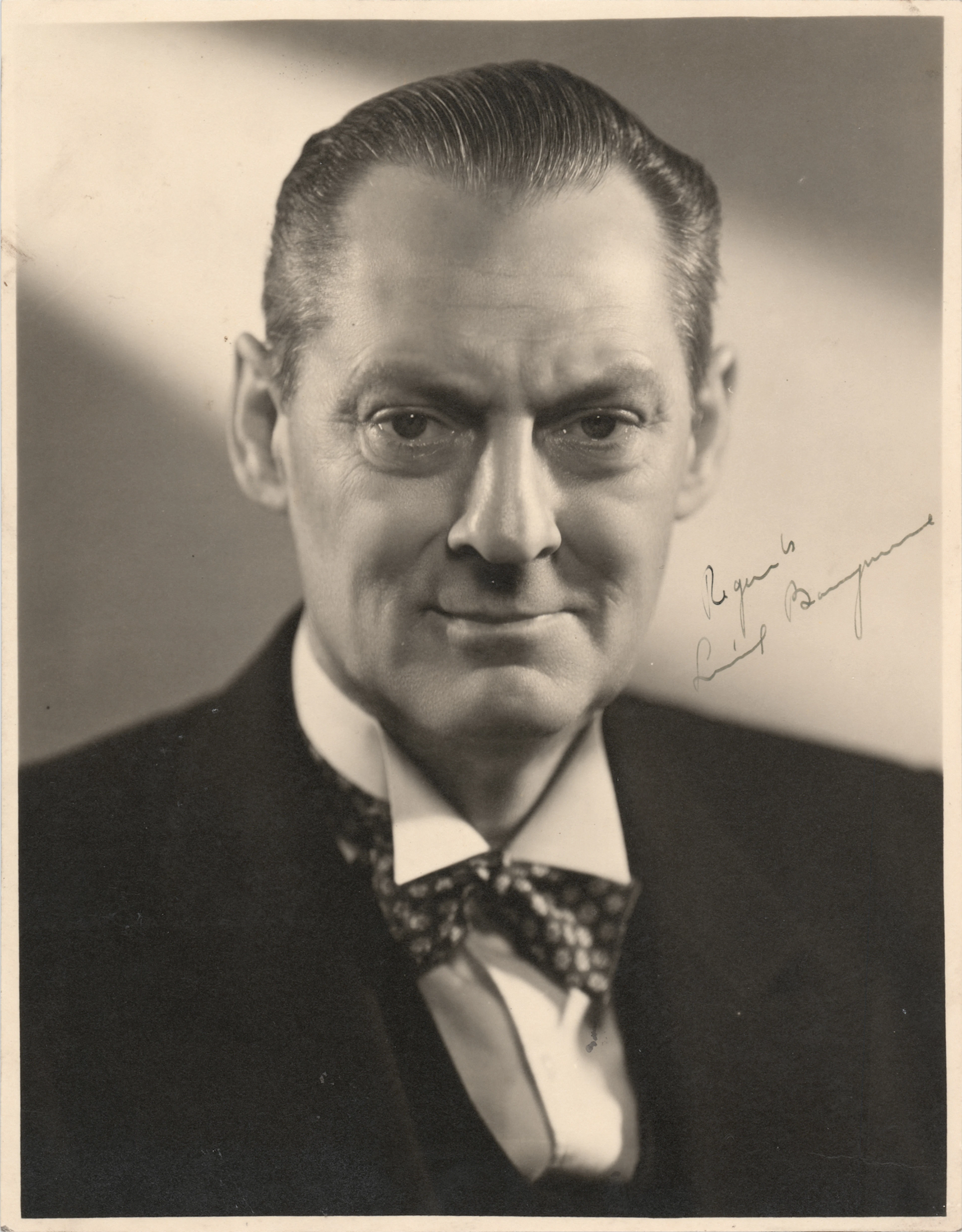 Lionel Barrymore Signed Photograph